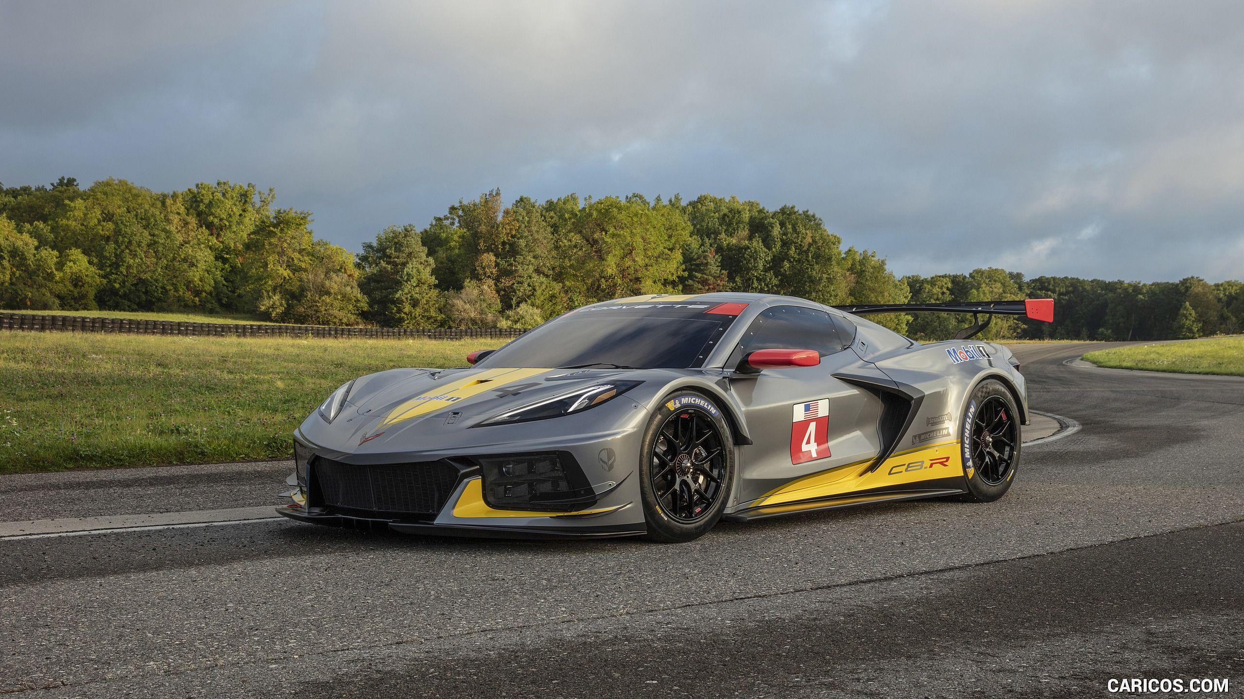 2560x1440 Chevrolet Corvette C8.R Three Quarter. HD Wallpaper