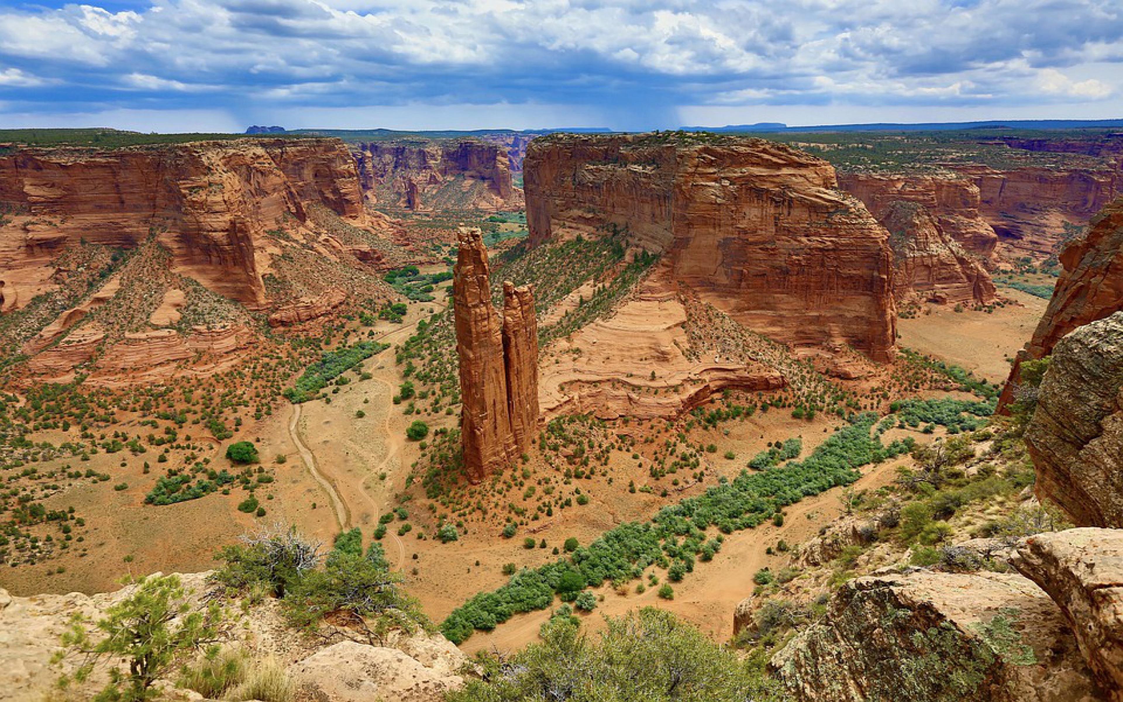 3840x2400 Spider Rock Campground Campground In Chelly Arizona Usa 4k Ultra HD Tv Wallpaper For Desktop Laptop Tablet And Mobile Phones :