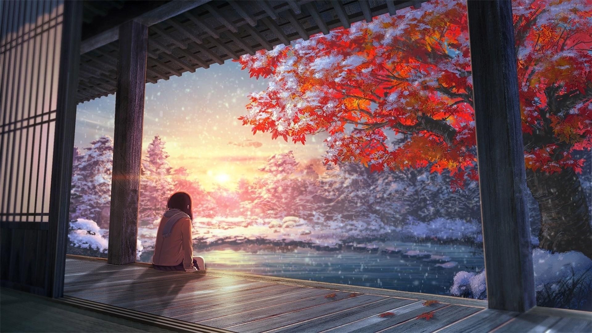 1920x1080 Anime Scenery 4k Wallpaper