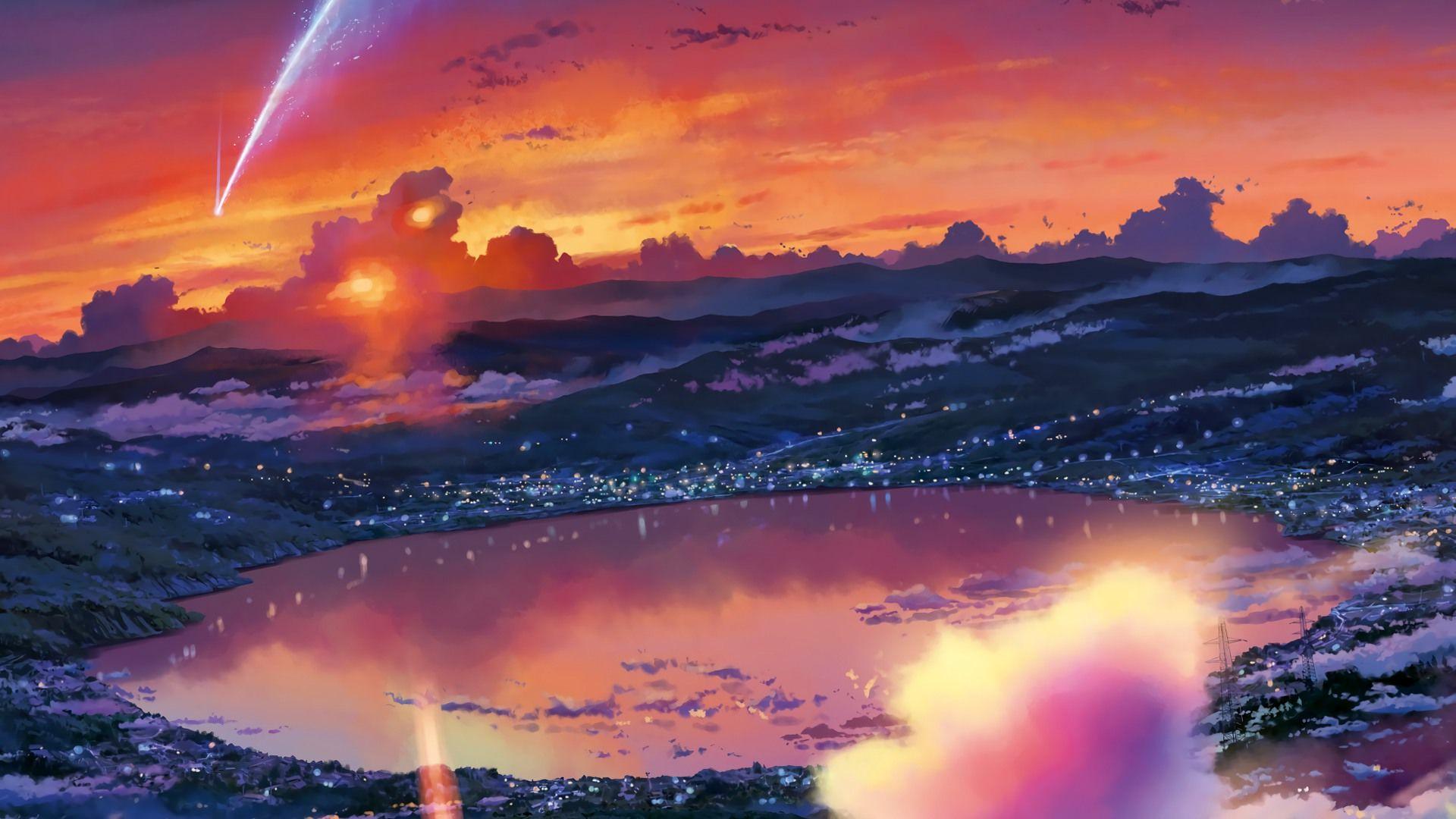 4K Anime Landscape Wallpapers - Top Free 4K Anime Landscape Backgrounds