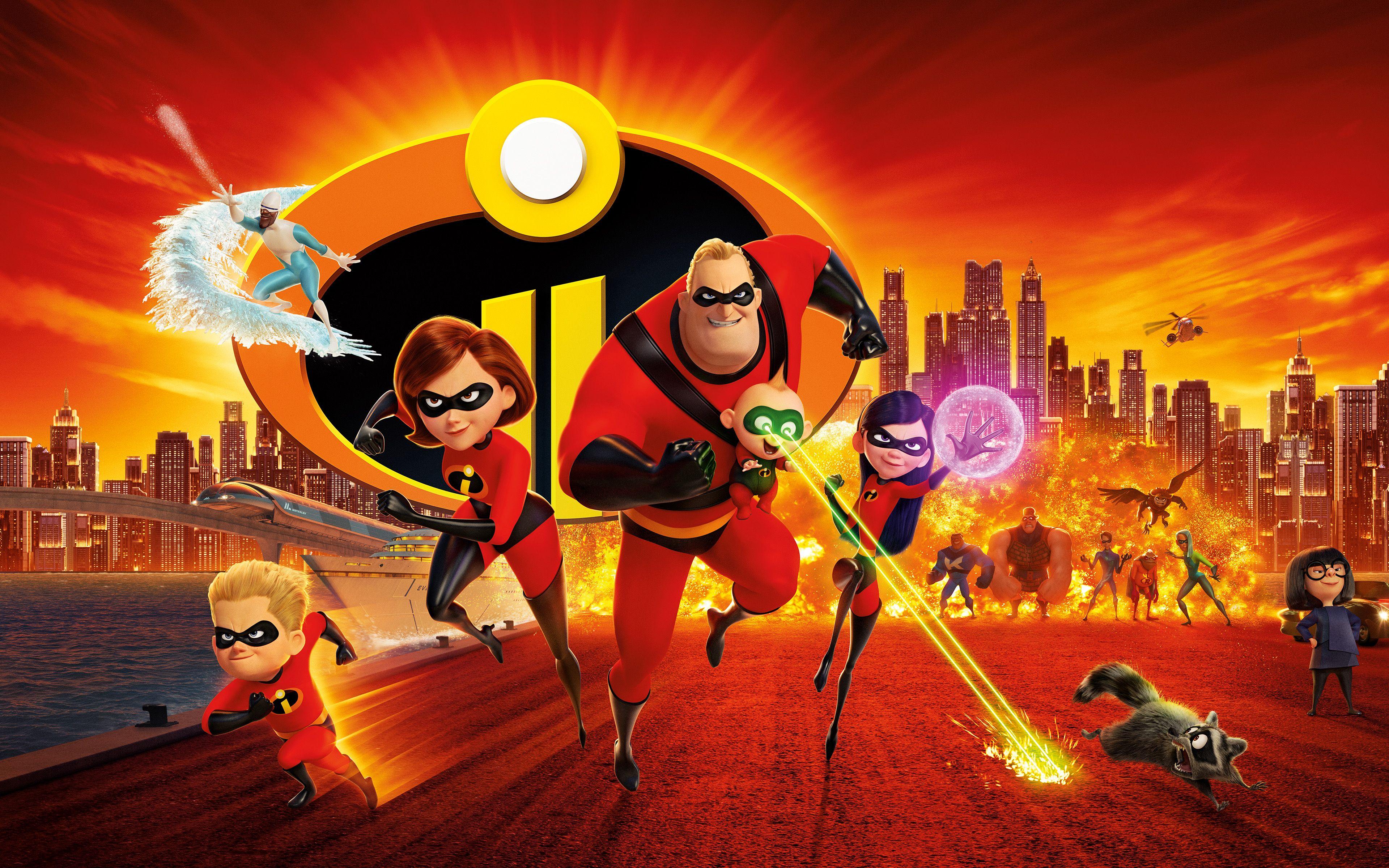 3840x2400 Incredibles 2 4K 8K Wallpaper