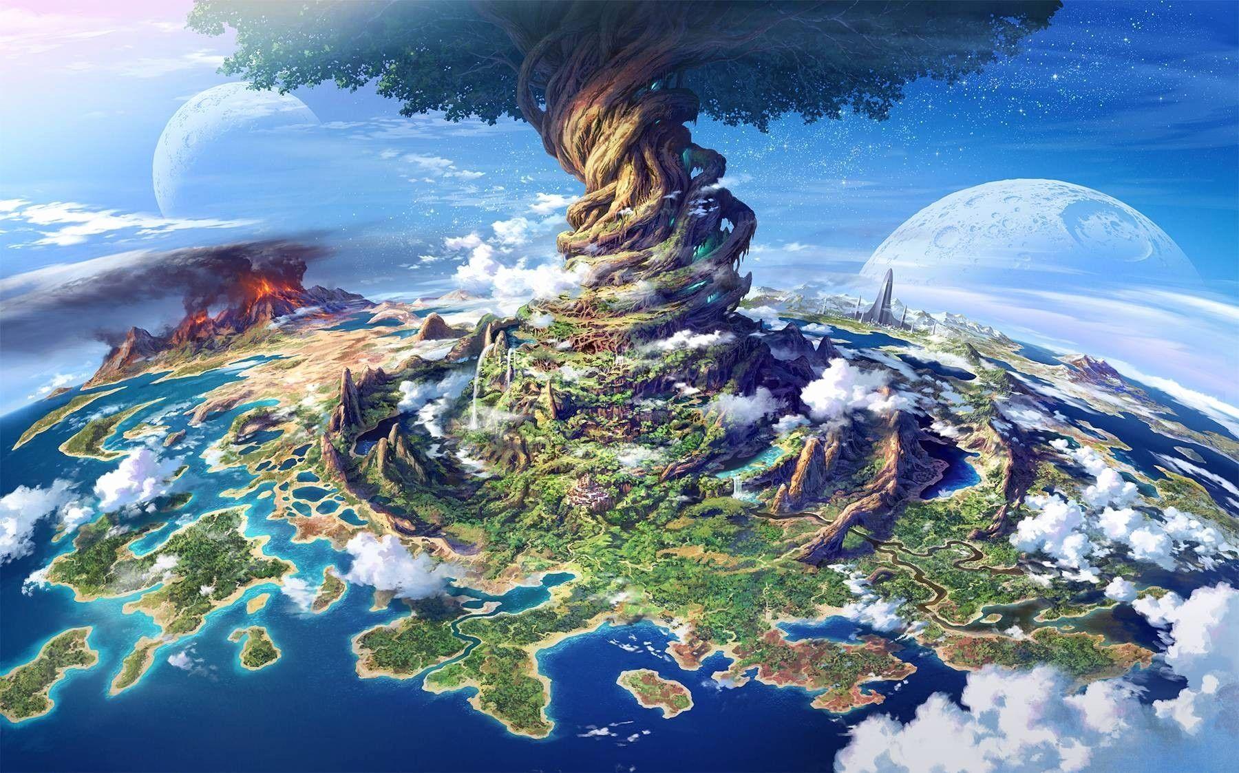 1800x1123 Anime Landscape Fresh Anime Fantasy Landscape Wallpaper Full HD Bozhuwallpaper Wallpaper In 2019 for You of The Hudson