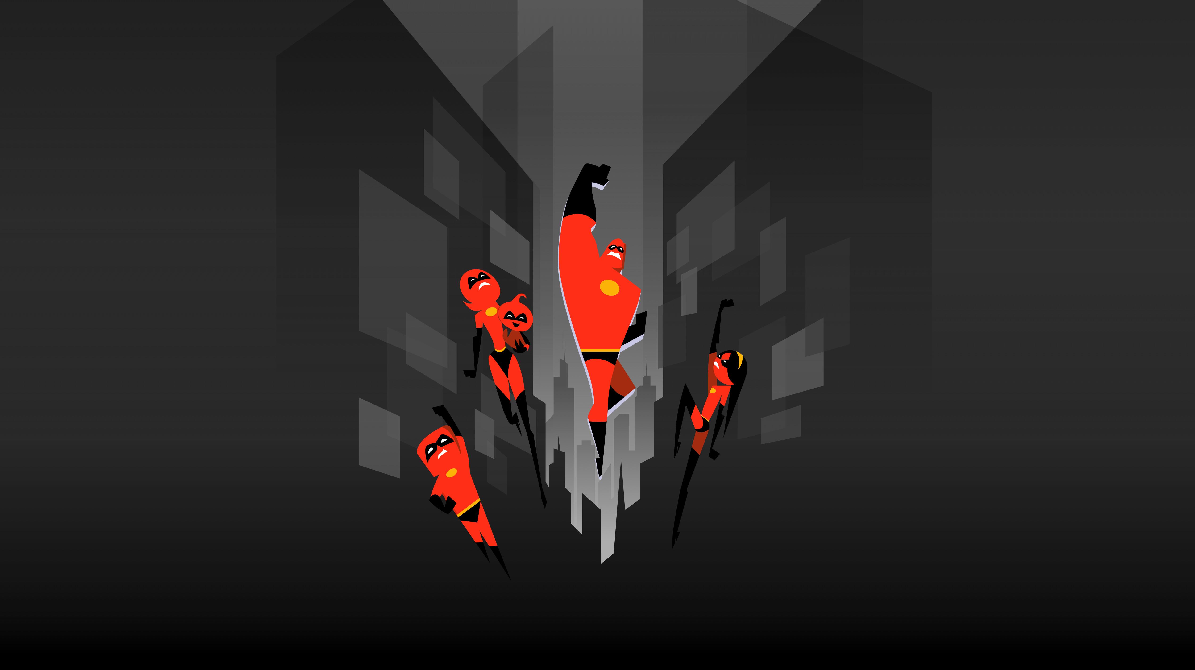 5068x2842 The Incredibles 2 Minimal Art Poster 1366x768 Resolution Wallpaper, HD Movies 4K Wallpaper, Image, Photo and Background