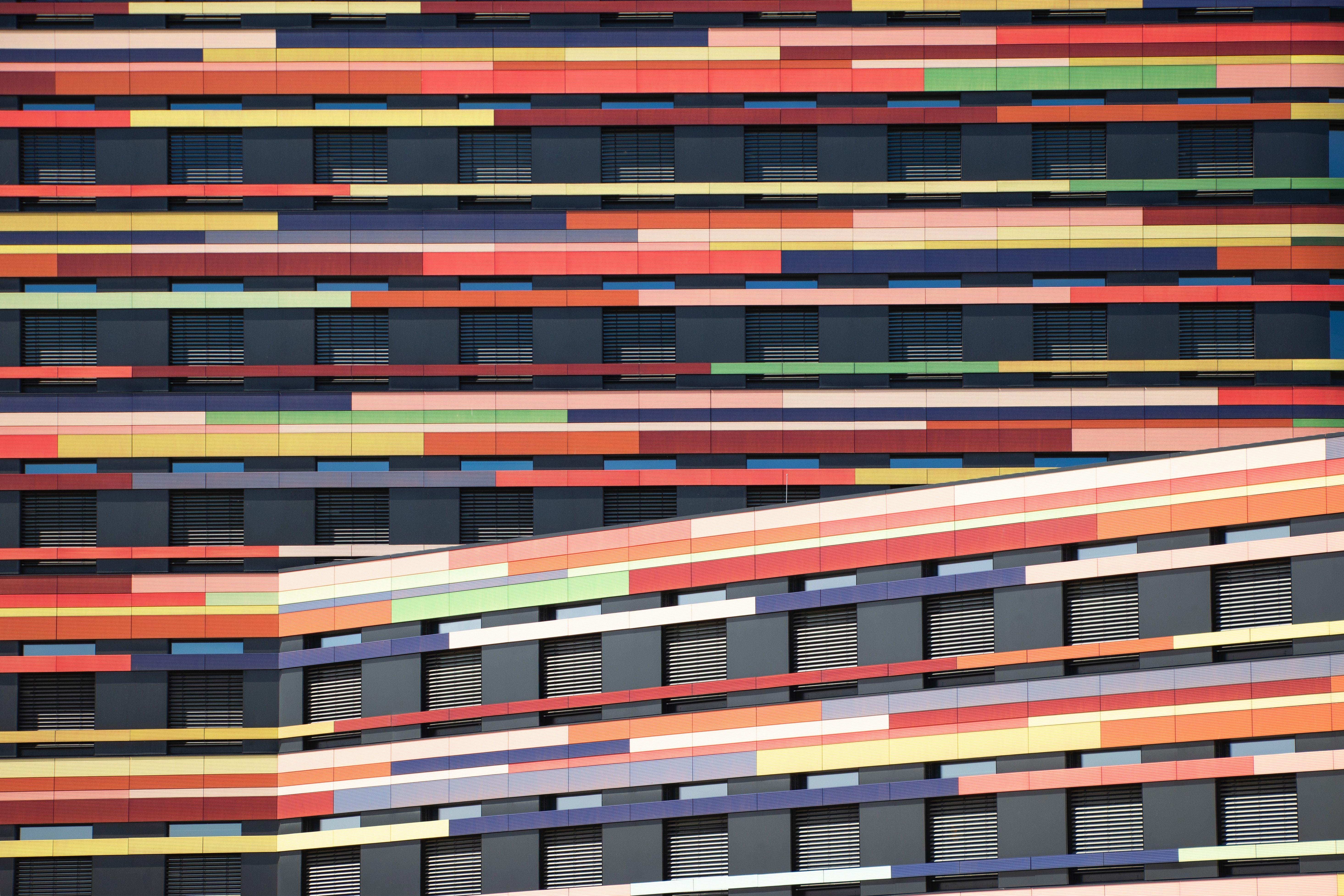 5862x3909 Office Building Colorful Architect, HD Abstract, 4k Wallpaper, Image, Background, Photo and Picture