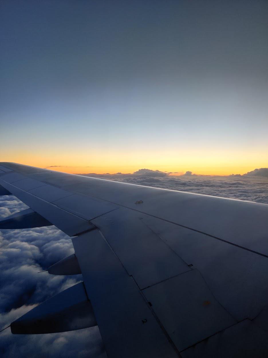 936x1248 My phone wallpaper for the last month. Taken somewhere over the north sea