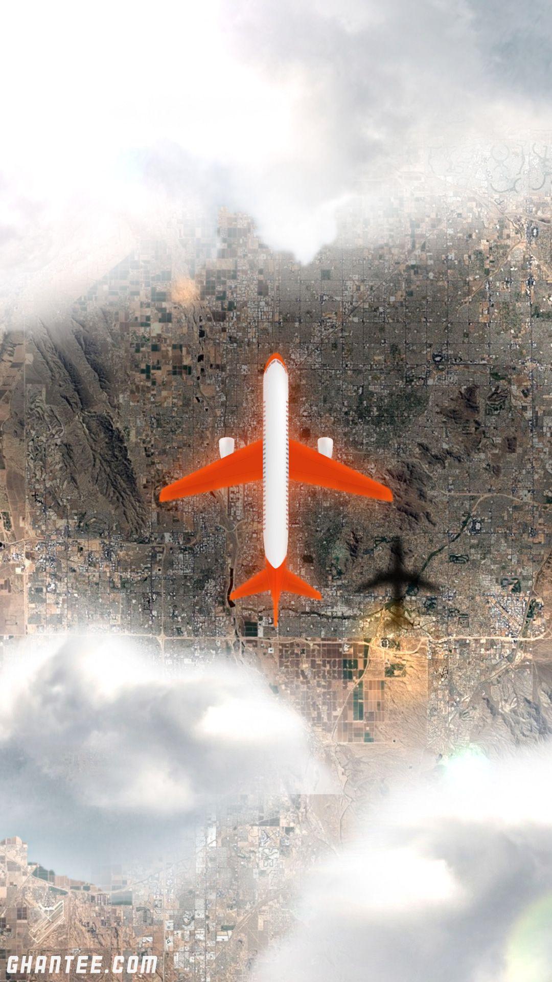 1080x1920 aeroplane from top HD phone wallpaper