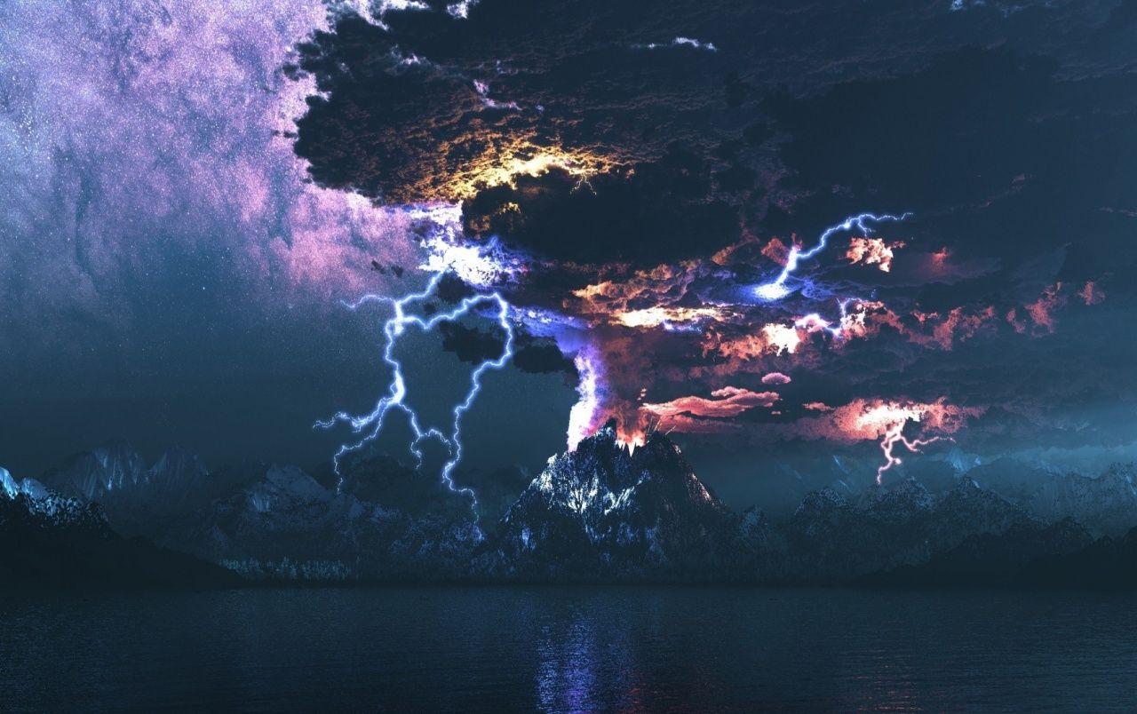 1280x804 Volcano Eruption wallpaper. Volcano .