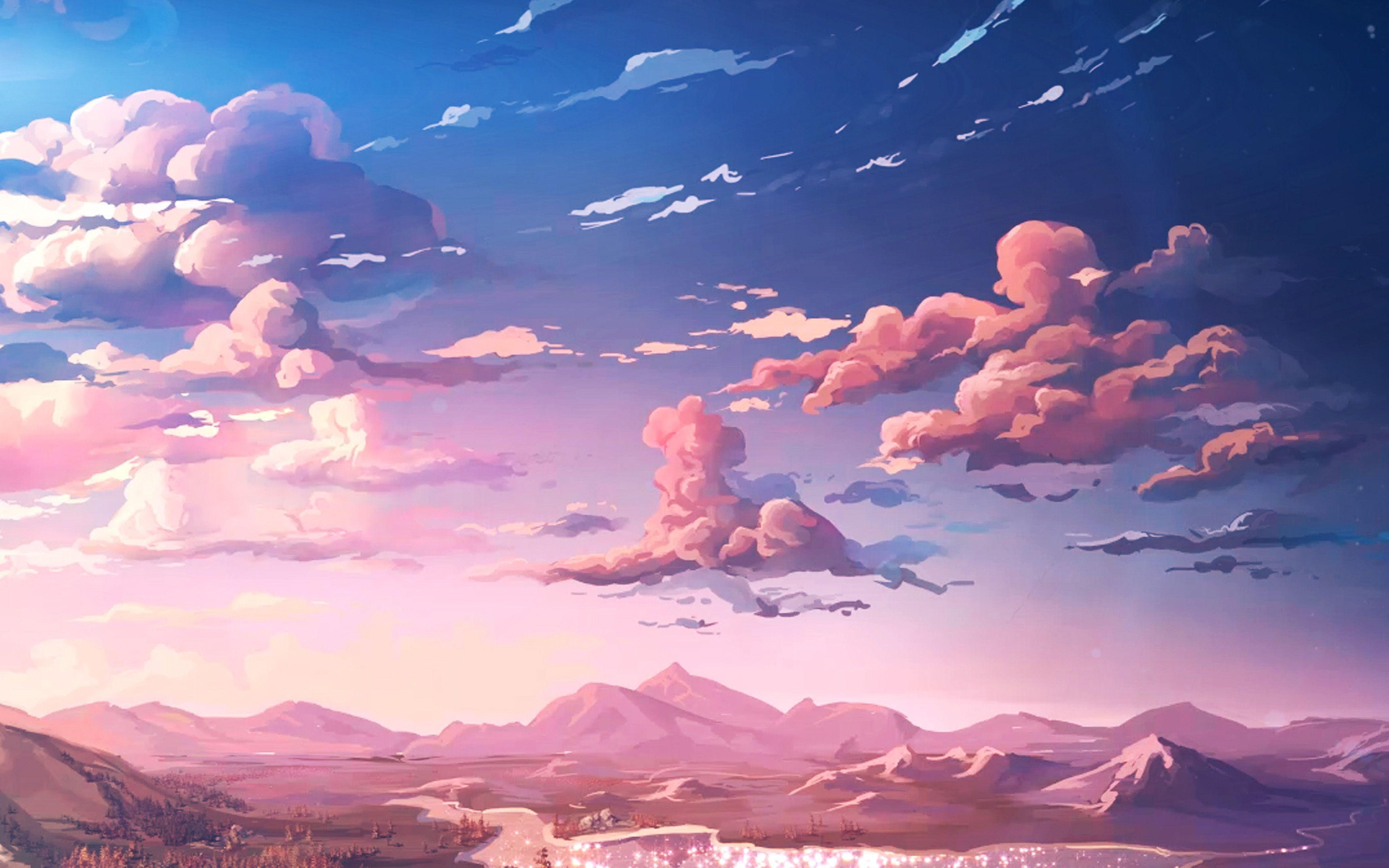 3840x2400 wallpaper for desktop, laptop. nature anime art sea art falre