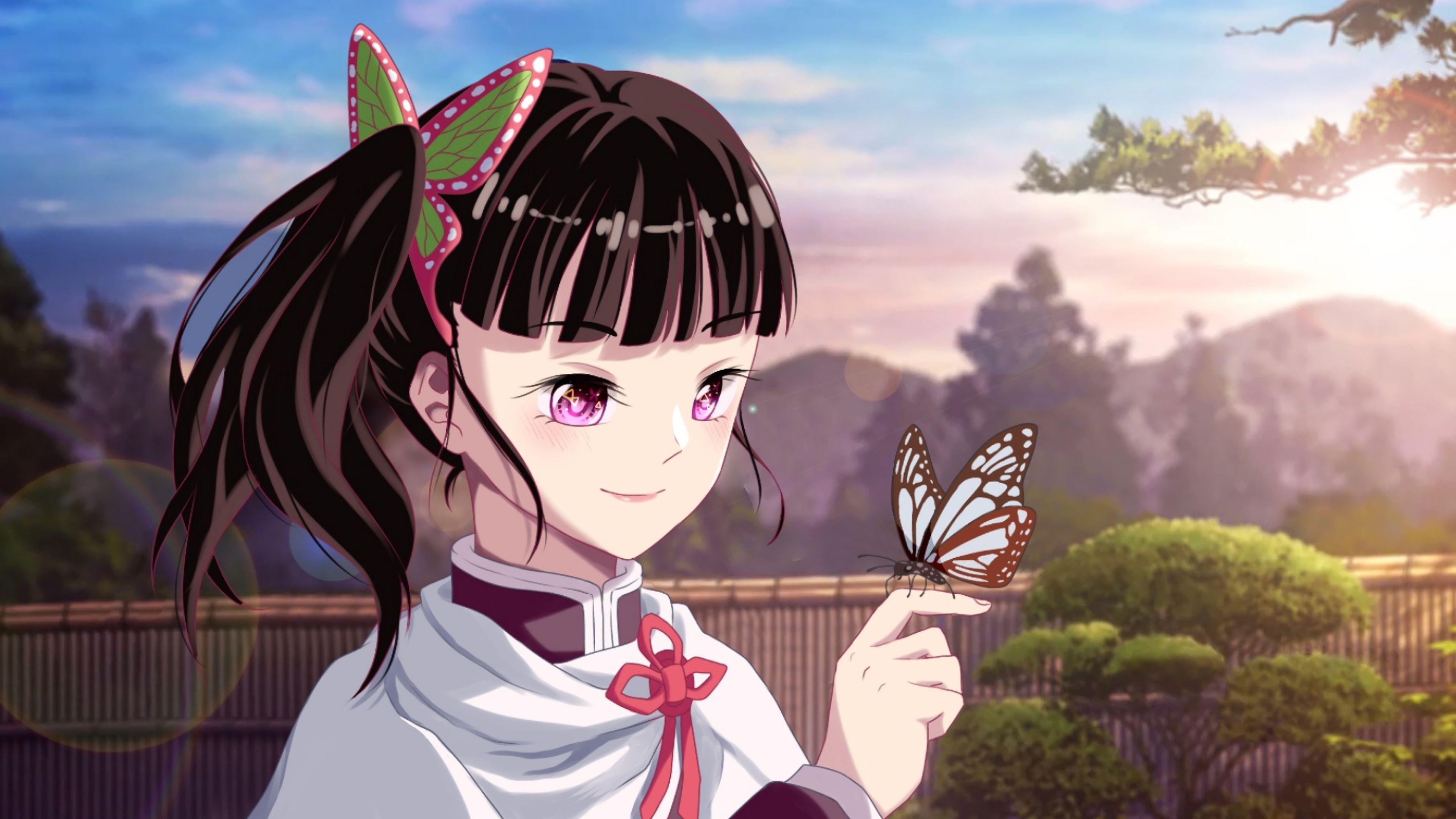 3840x2160 Kanao Tsuyuri Kimetsu No Yaiba Wallpaper Wallpaper HD