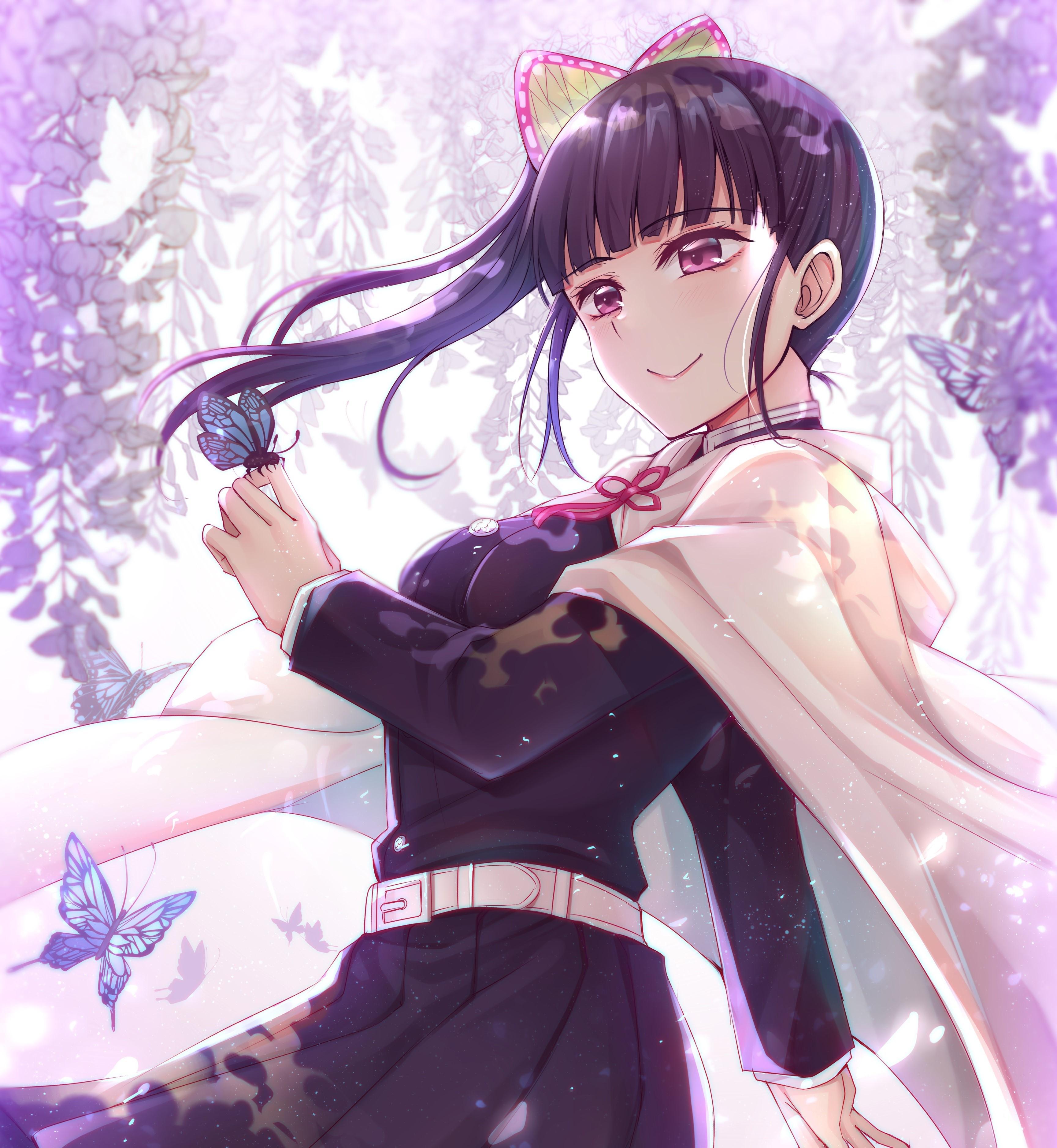 3456x3753 Kanao Tsuyuri Kimetsu No Yaiba Wallpaper