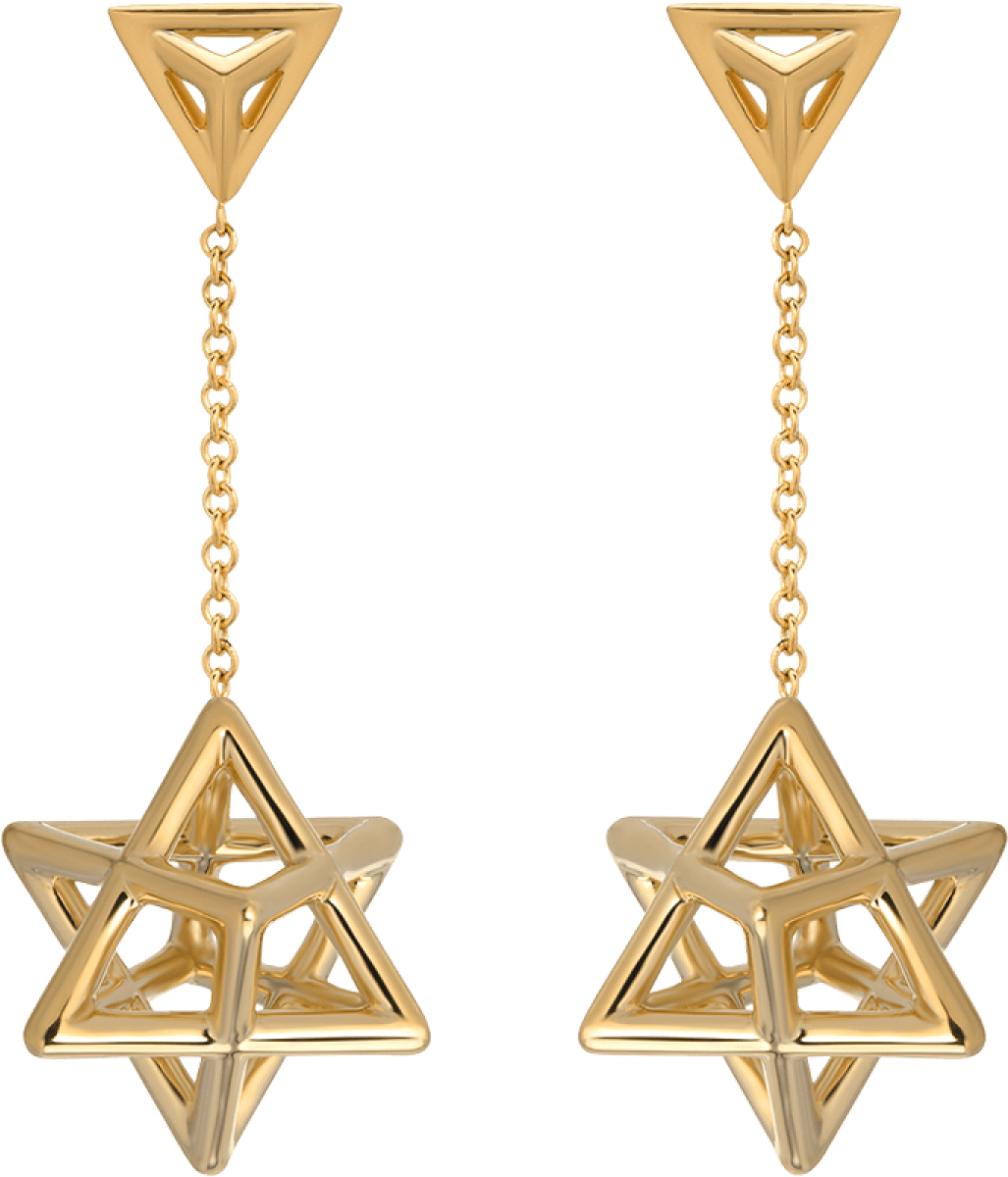 1027x1200 Merkaba Body Yellow Gold Drop Earrings Jewellery Clipart Size Png Image