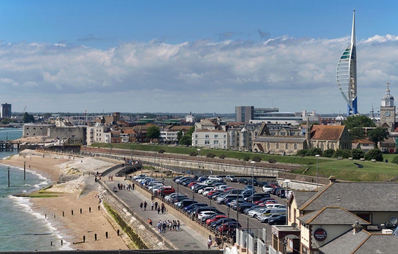 1332x850 Wallpaper England, Portsmouth, Old Portsmouth image for desktop, section город