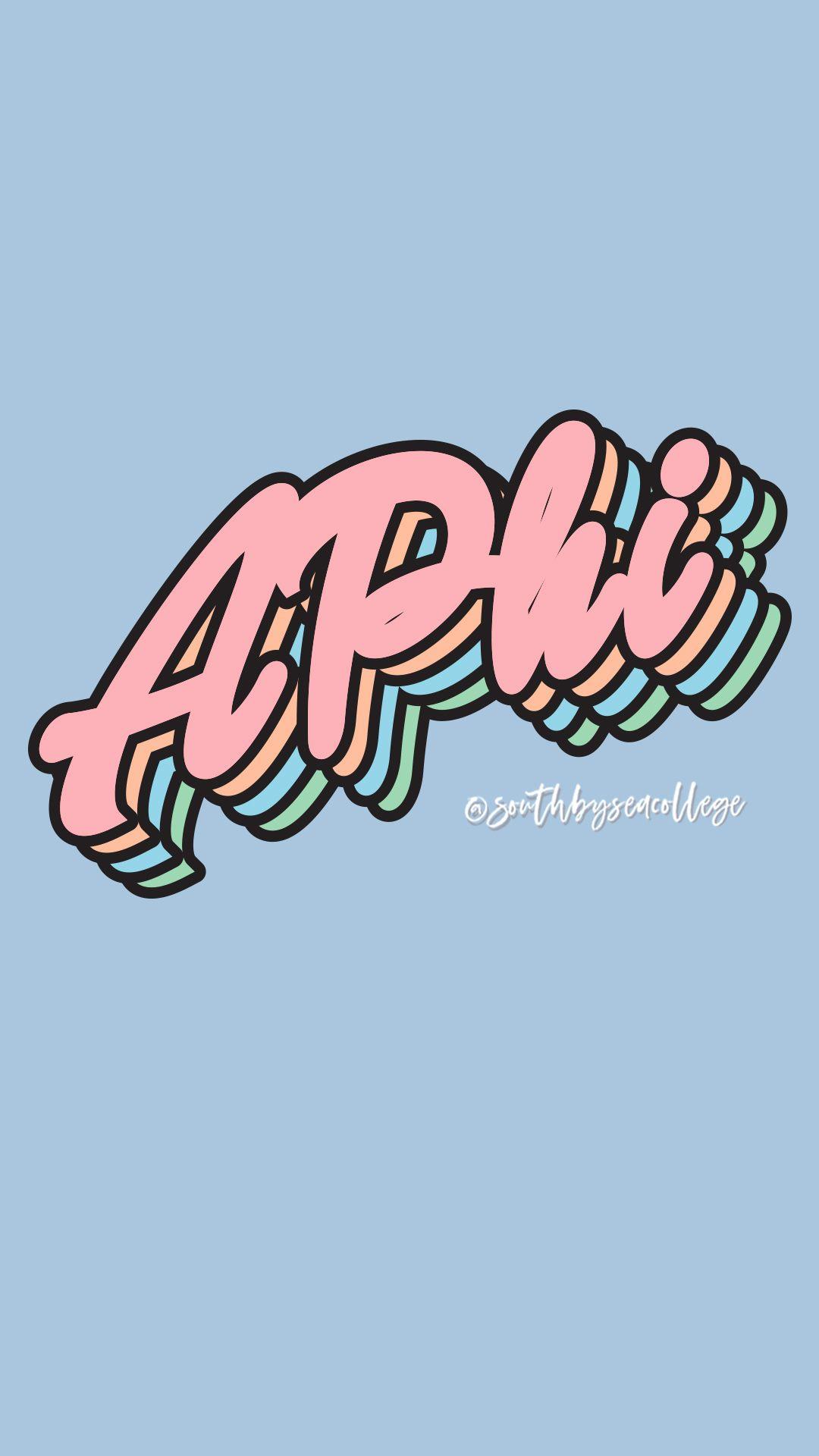 1080x1920 SOUTH BY SEA. ✰ Alpha Phi. A Phi. Retro Rainbow. Sorority Graphics. Sorority Wallpaper. Sorority S. Alpha phi background, Alpha phi, Phi