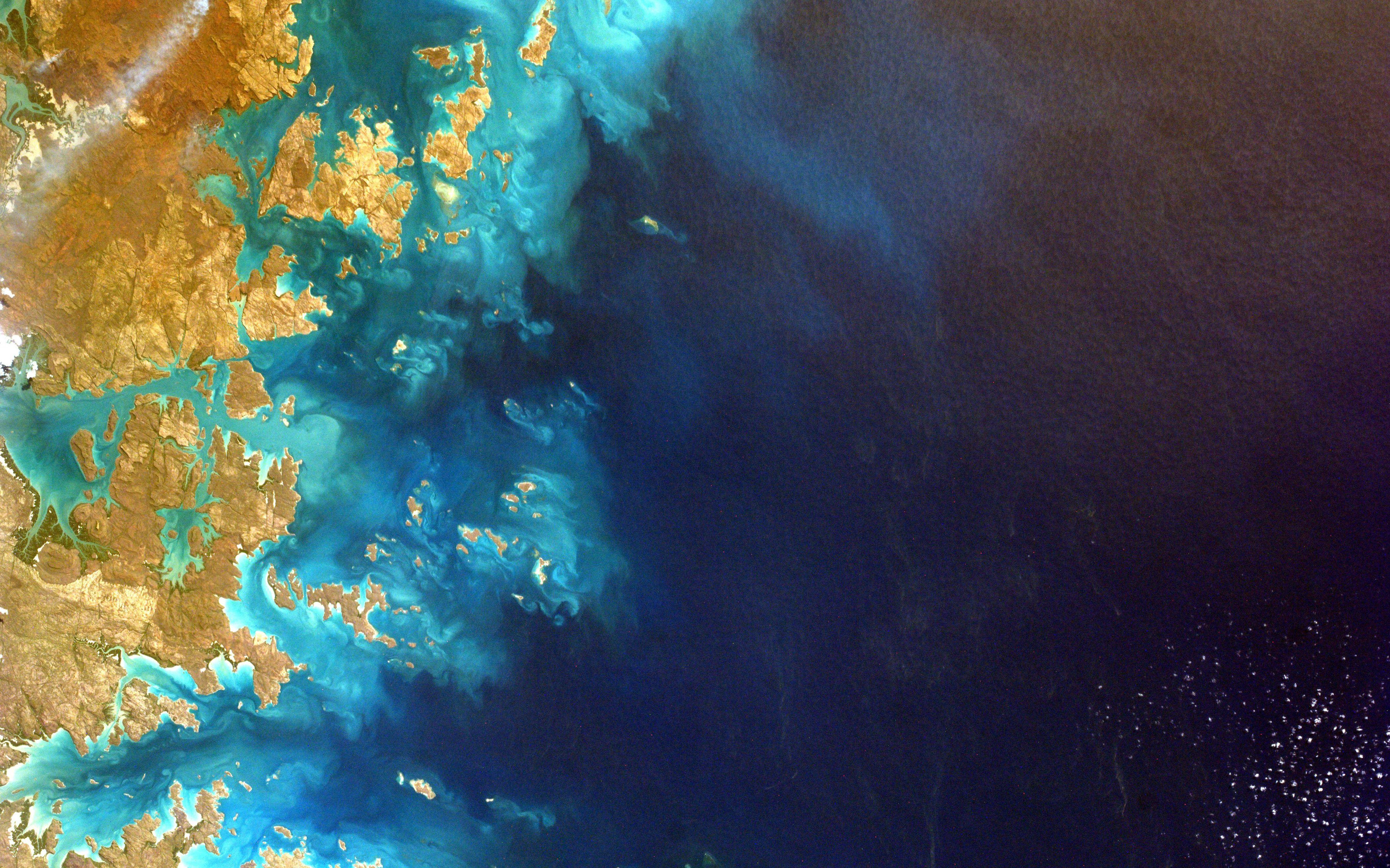 4200x2625 Northwest Australia from Space 4K Wallpaper