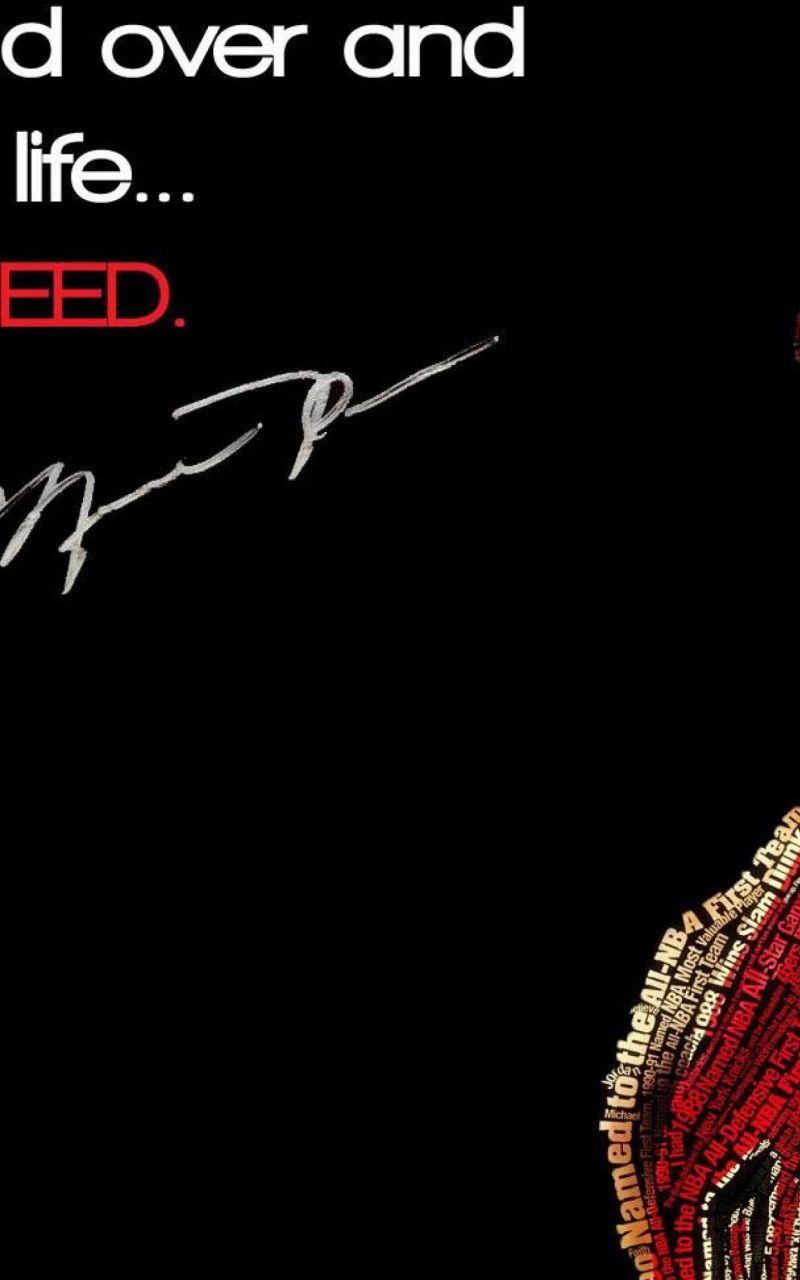 800x1280 Free download Michael jordan Quotes Jordan Michael HD Wallpaper [1242x2208] for your Desktop, Mobile & Tablet. Explore Michael Jordan Quote Wallpaper. Michael Jordan Desktop Wallpaper, Michael Jordan iPhone 6 Wallpaper
