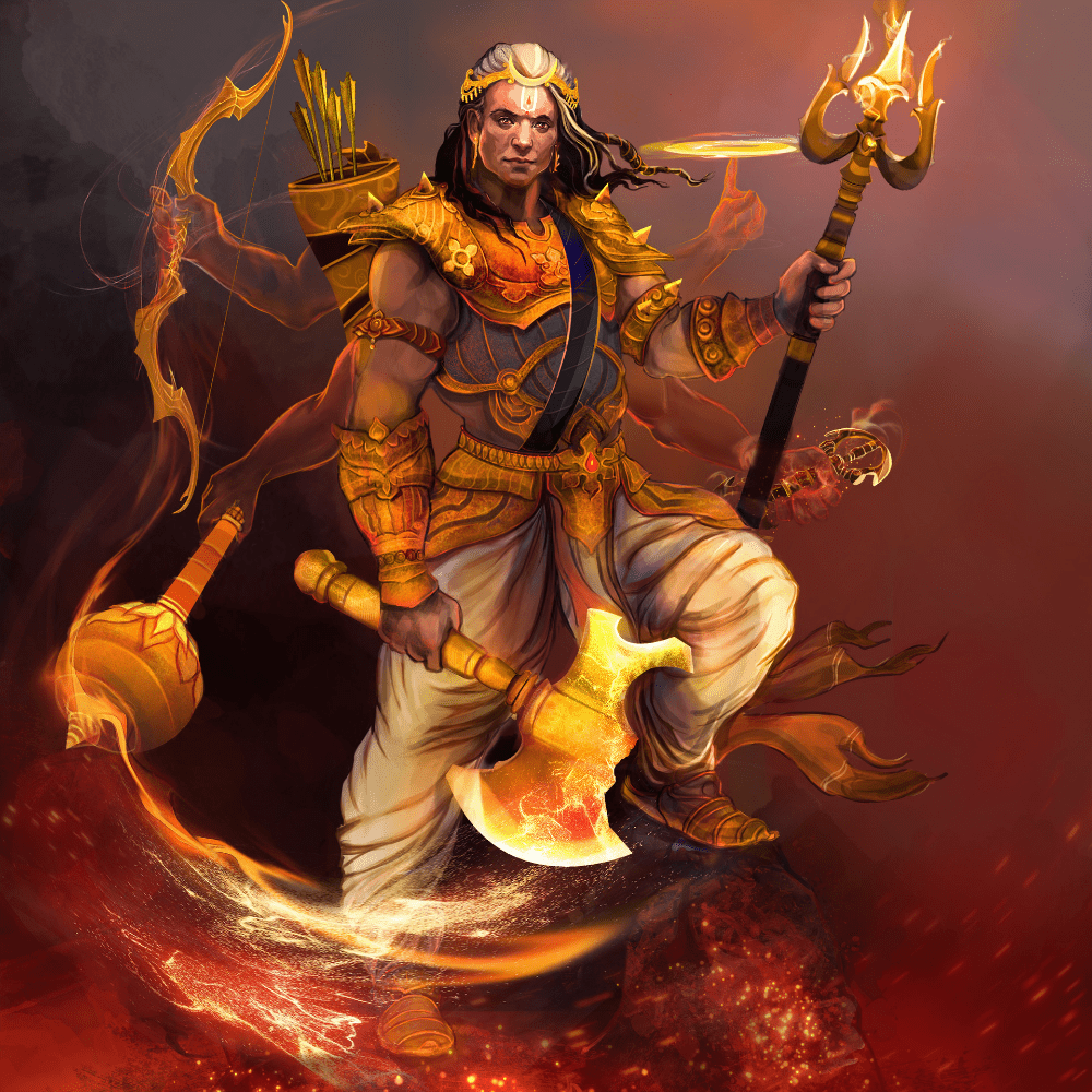 1000x1000 ASTRADHARI # INDIAN MYTHOLOGY #WARRIOR # HAS THEPOWER TO USE GOD'S WEAPON !!!, anita chaudha. God illustrations, Warriors illustration, Mythology art