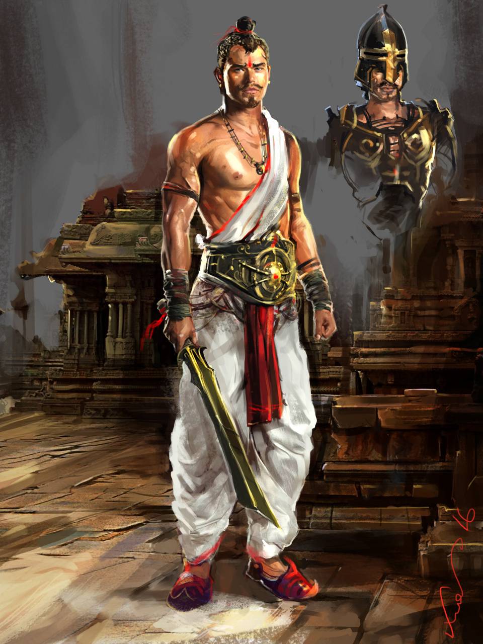 960x1280 Indian Warrior wallpaper