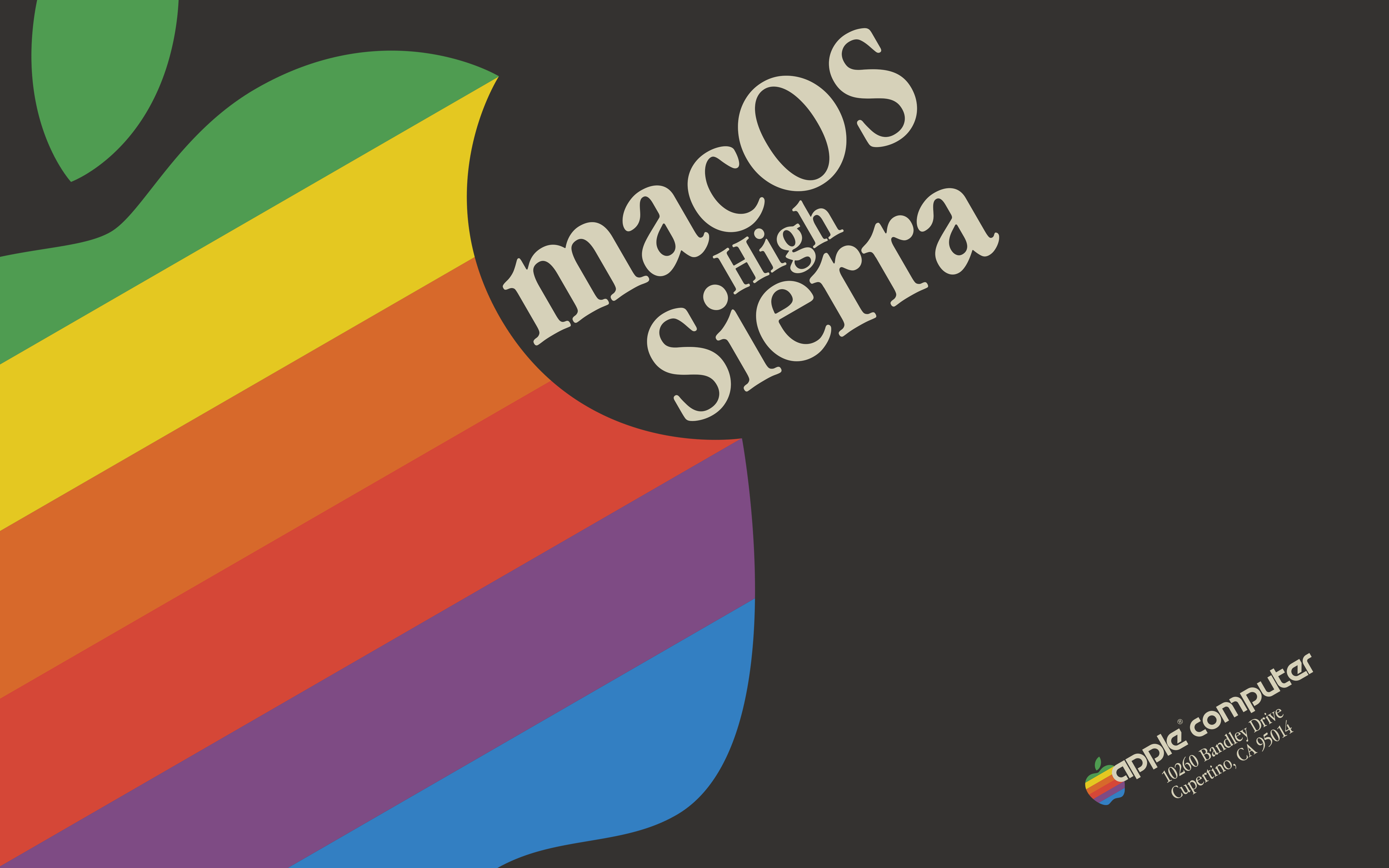 5120x3200 Vintage Retro Apple Wallpaper