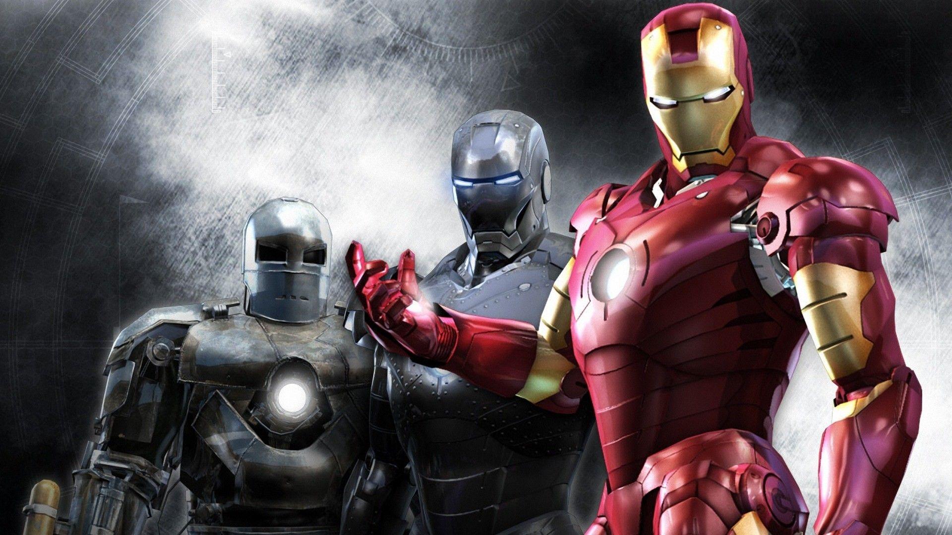 1920x1080 Iron Man Suits Wallpaper