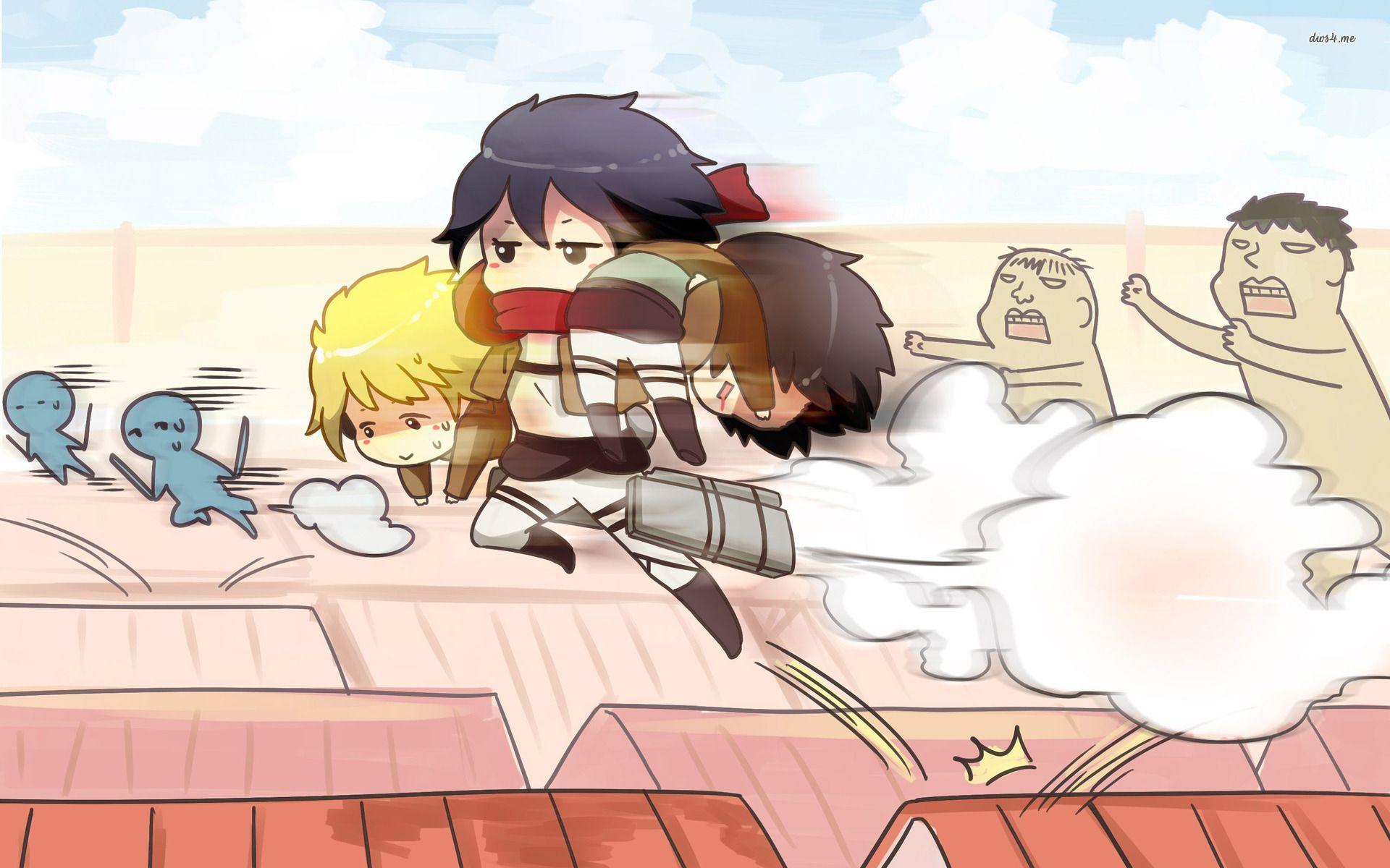 Attack On Titan Cute Wallpapers Top Free Attack On Titan Cute