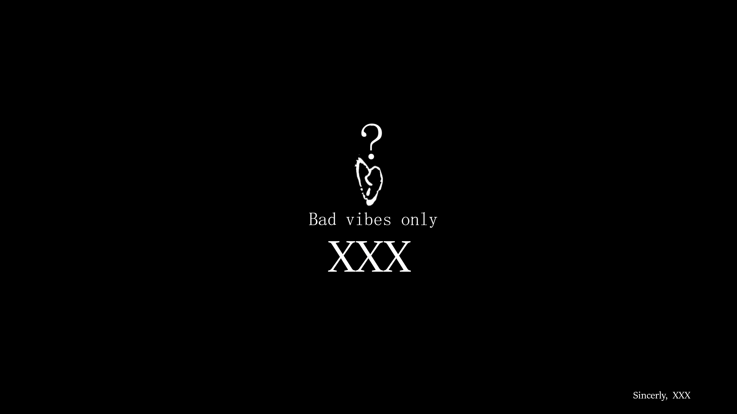 2560x1440 Simple XXX Wallpaper I made