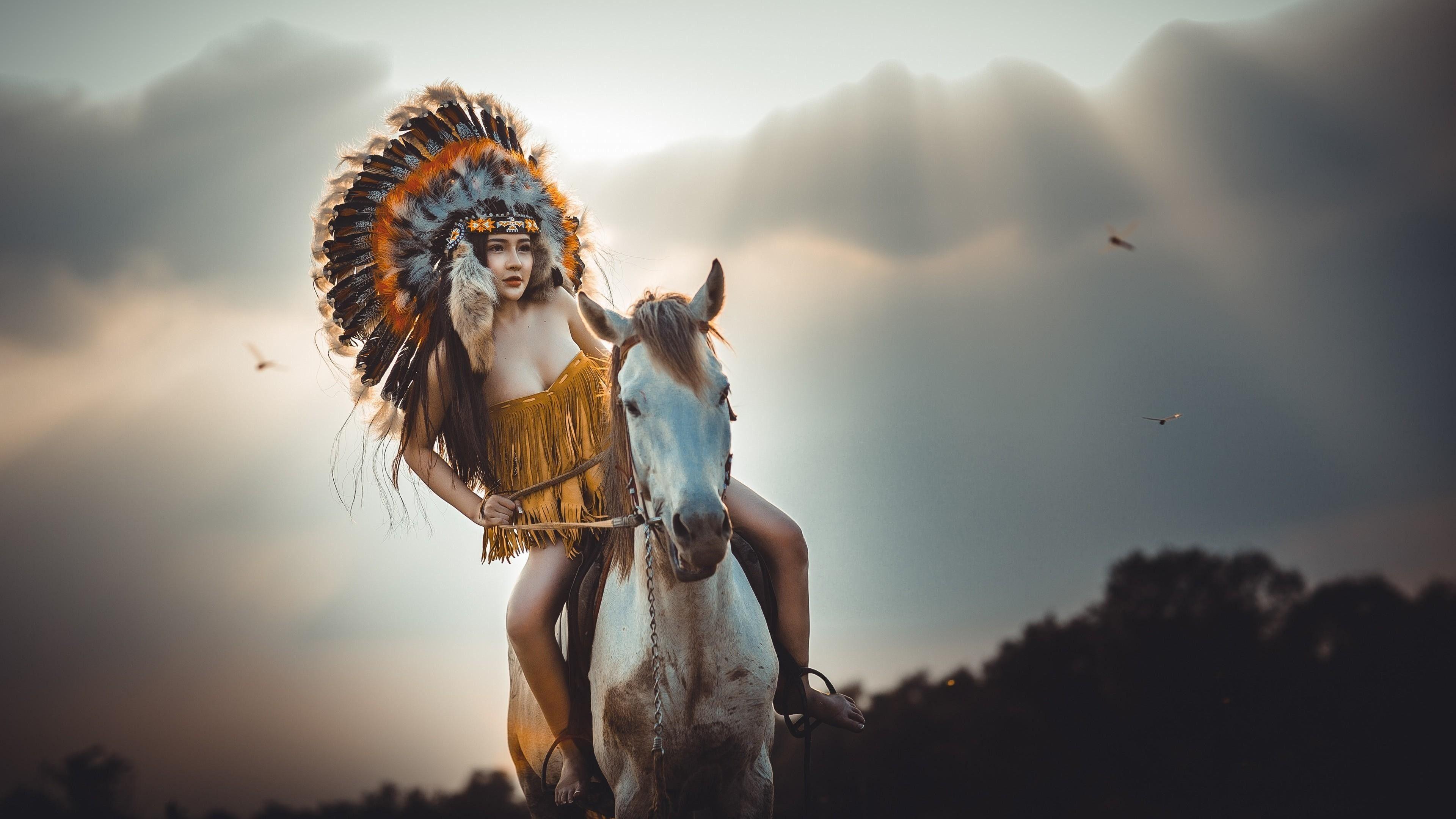 3840x2160 American Indian Wallpaper