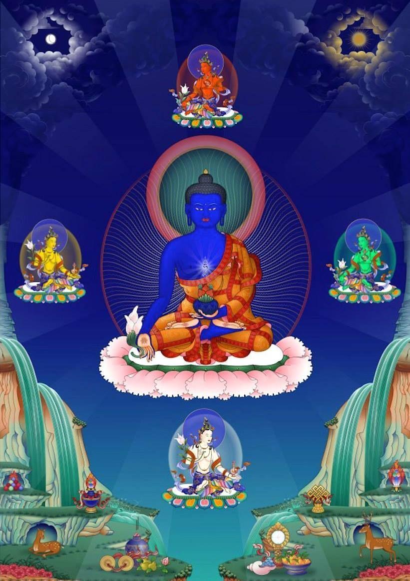 821x1164 Lord Medicine Buddha. Buddhism art, Buddha artwork, Buddha art