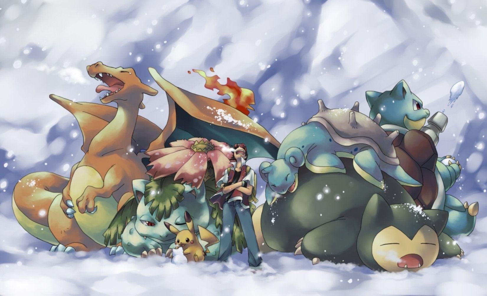 1650x1004 Red Pokémon Wallpaper