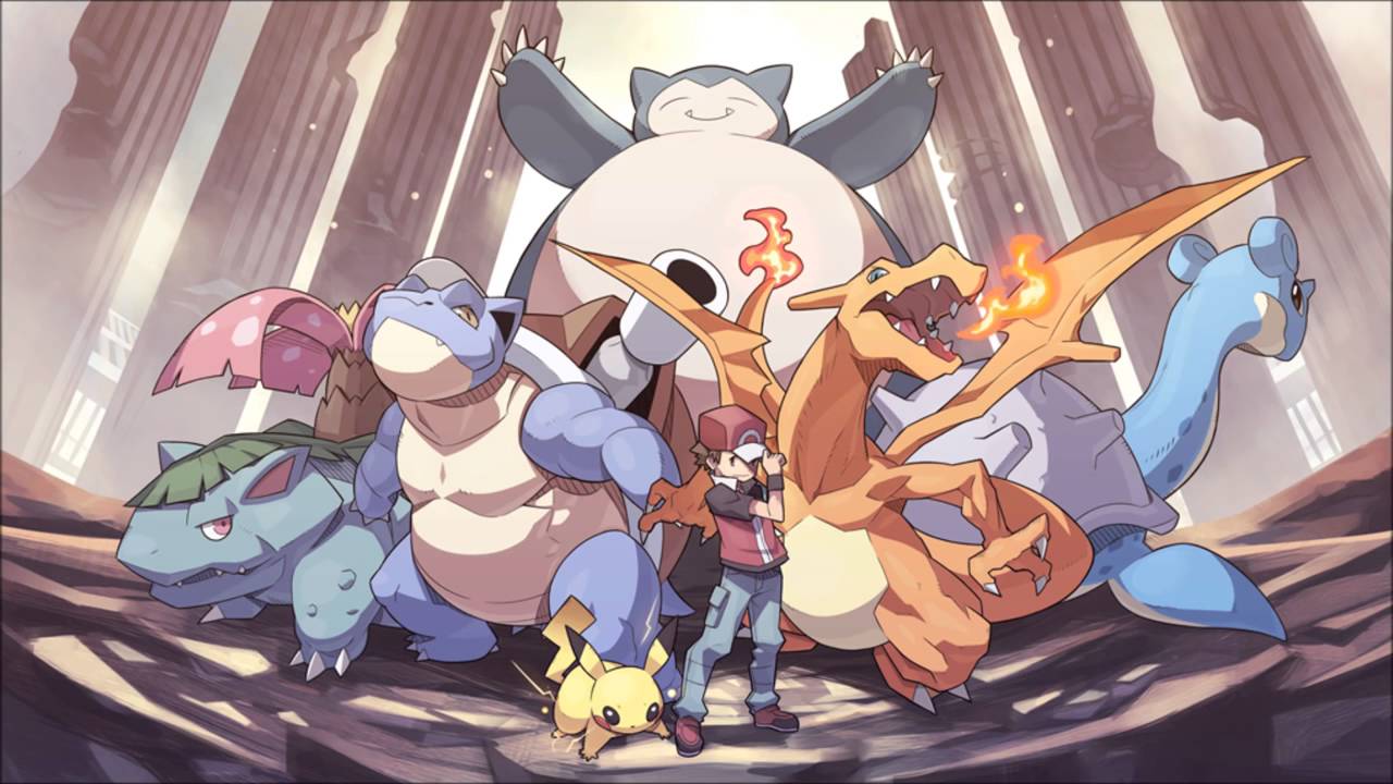 1280x720 POKEMON trainer RED remix