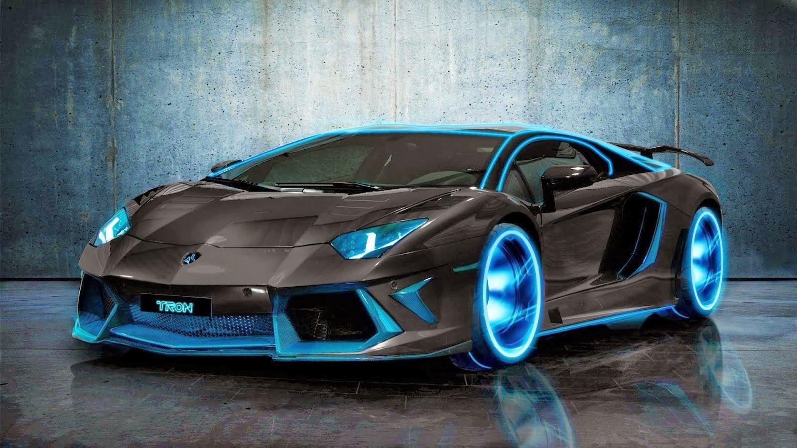 1600x900 Race Car Wallpaper Veneno Black And Blue