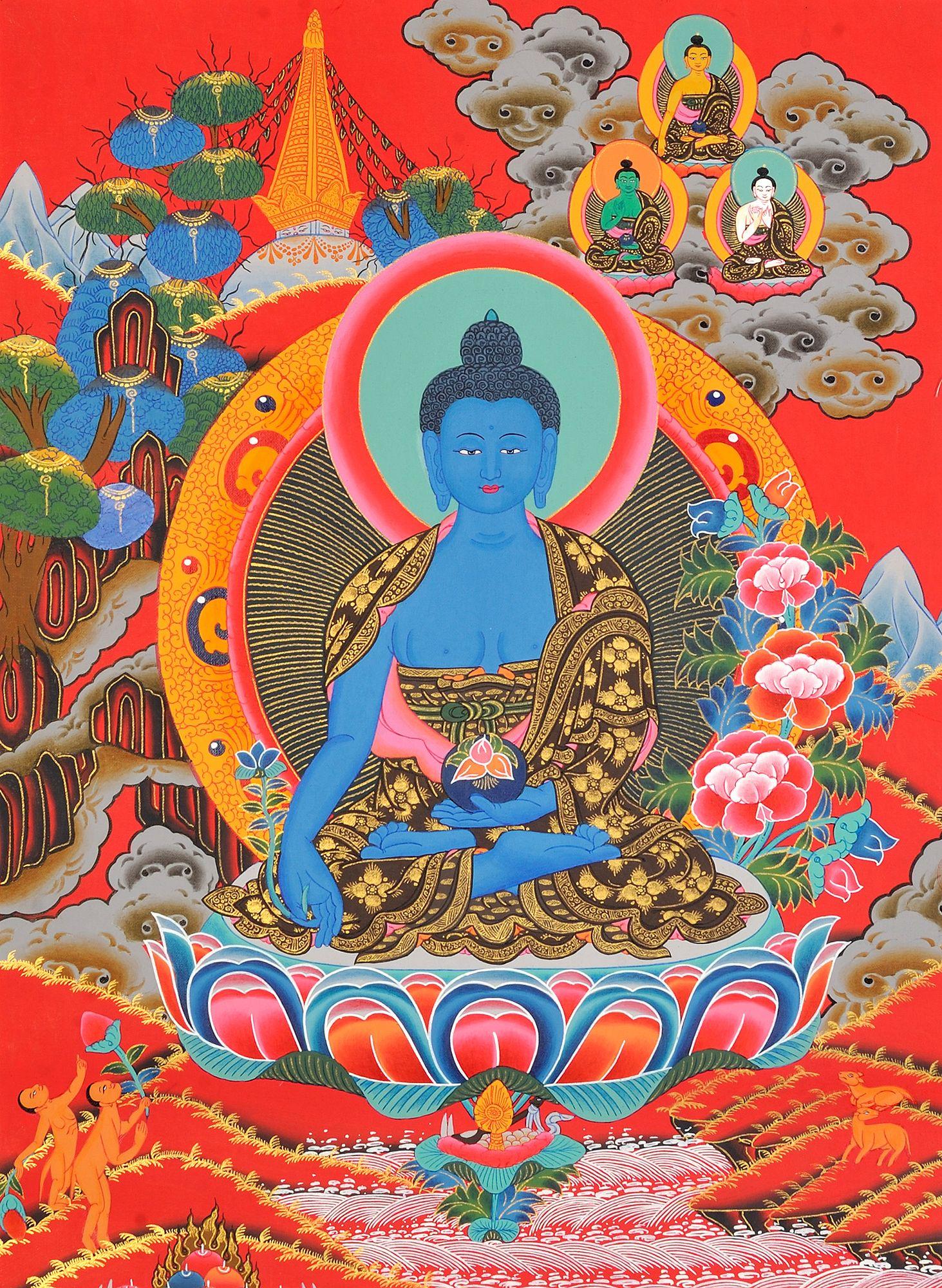 1463x2000 Tibetan Buddha paintings