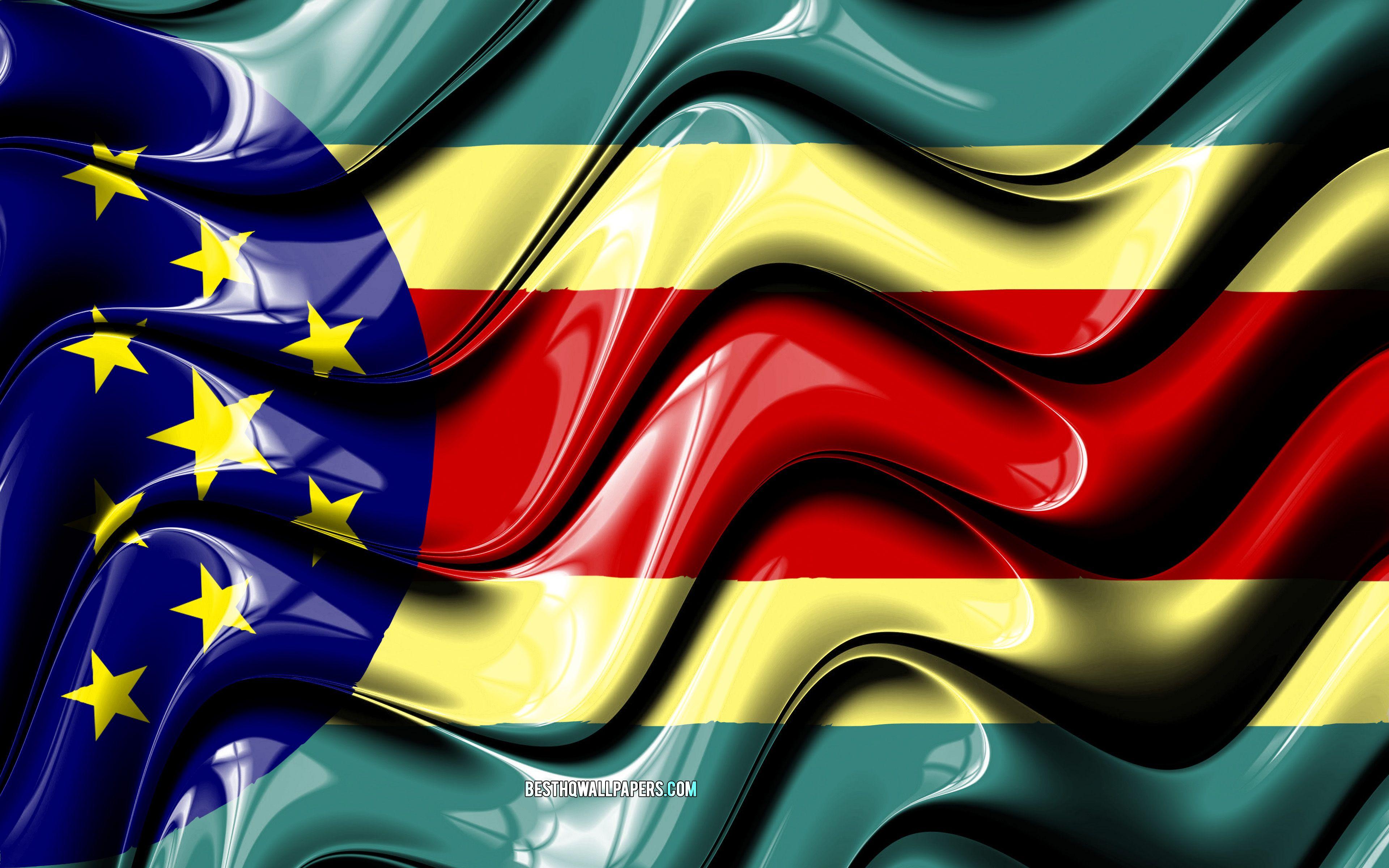3840x2400 Download wallpaper Parintins Flag, 4k, Cities of Brazil, South America, Flag of Parintins, 3D art, Parintins, Brazilian cities, Parintins 3D flag, Brazil for desktop with resolution 3840x2400. High Quality HD picture wallpaper
