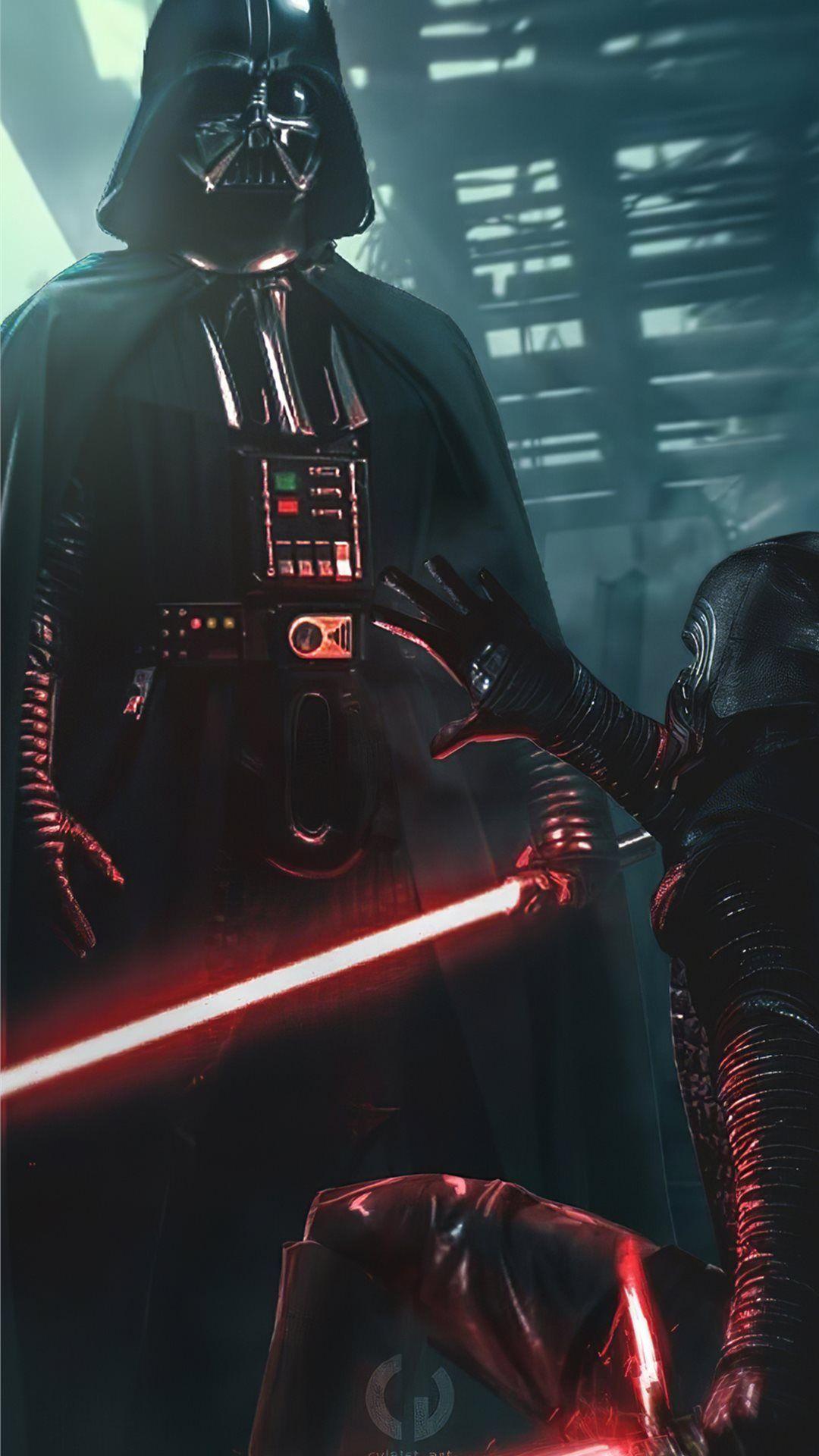 1080x1920 darth vader mask iPhone 8 Wallpaper Free Download