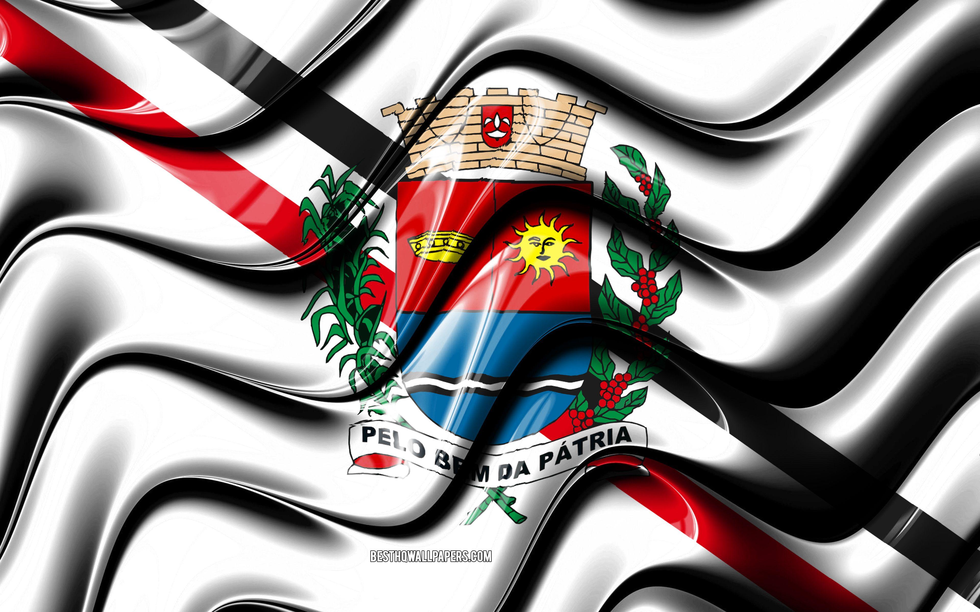 3840x2400 Download wallpaper Araras Flag, 4k, Cities of Brazil, South America, Flag of Araras, 3D art, Araras, Brazilian cities, Araras 3D flag, Brazil for desktop with resolution 3840x2400. High Quality HD picture wallpaper