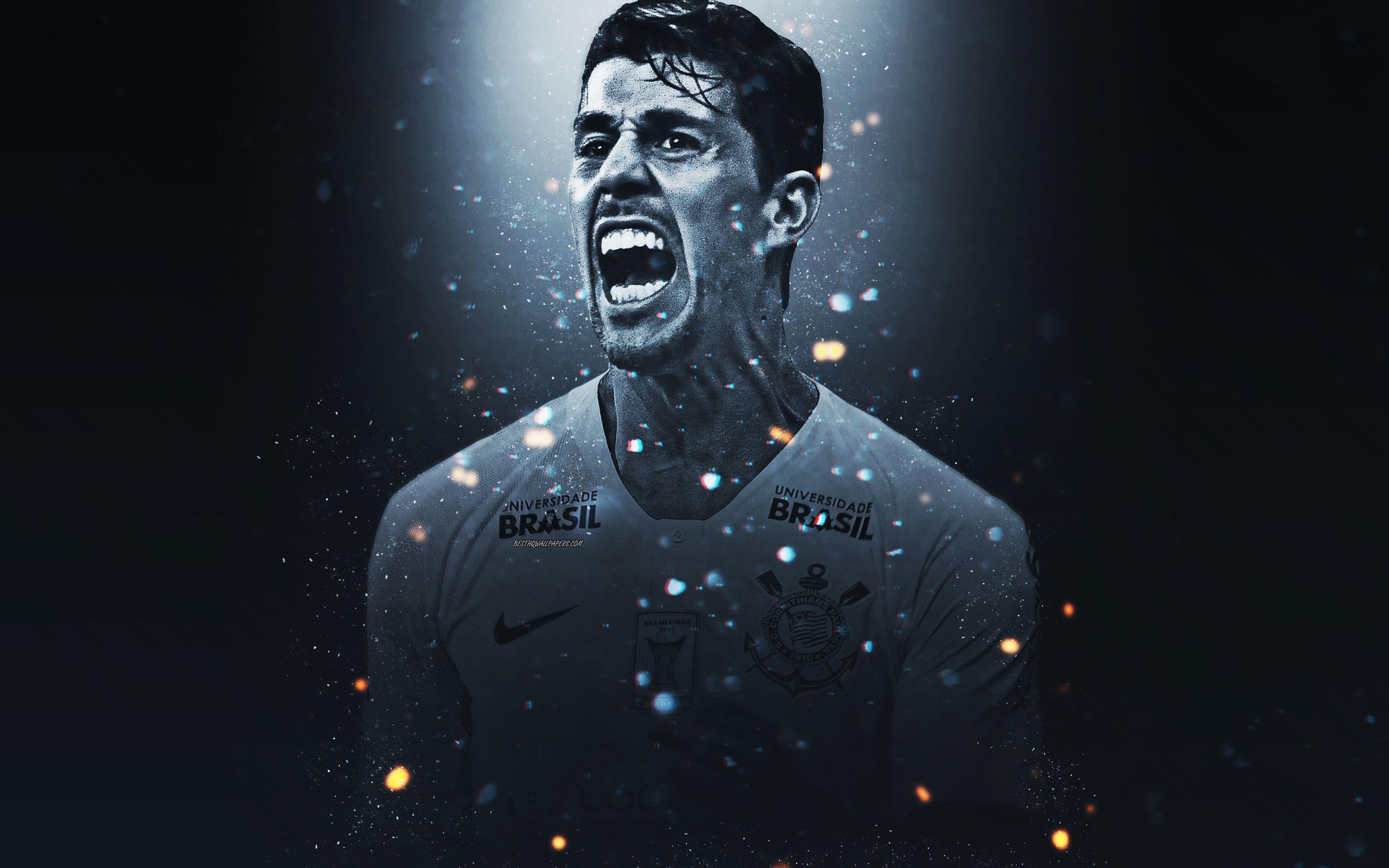 3840x2400 Danilo Avelar, 4k, Creative Art, Corinthians, Brazilian Avelar Wallpaper HD HD Wallpaper