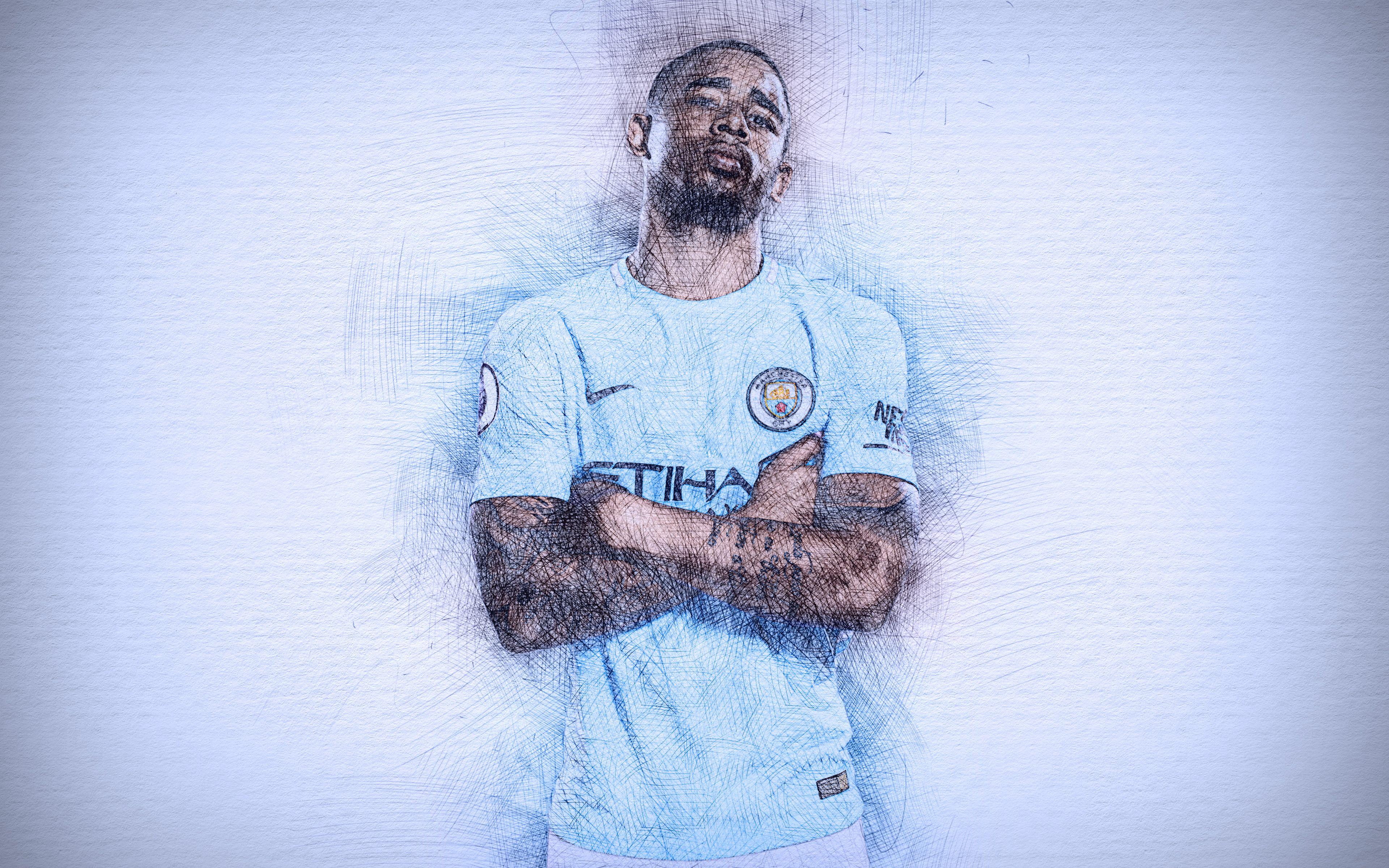 3840x2400 Gabriel Jesus HD wallpaper, background
