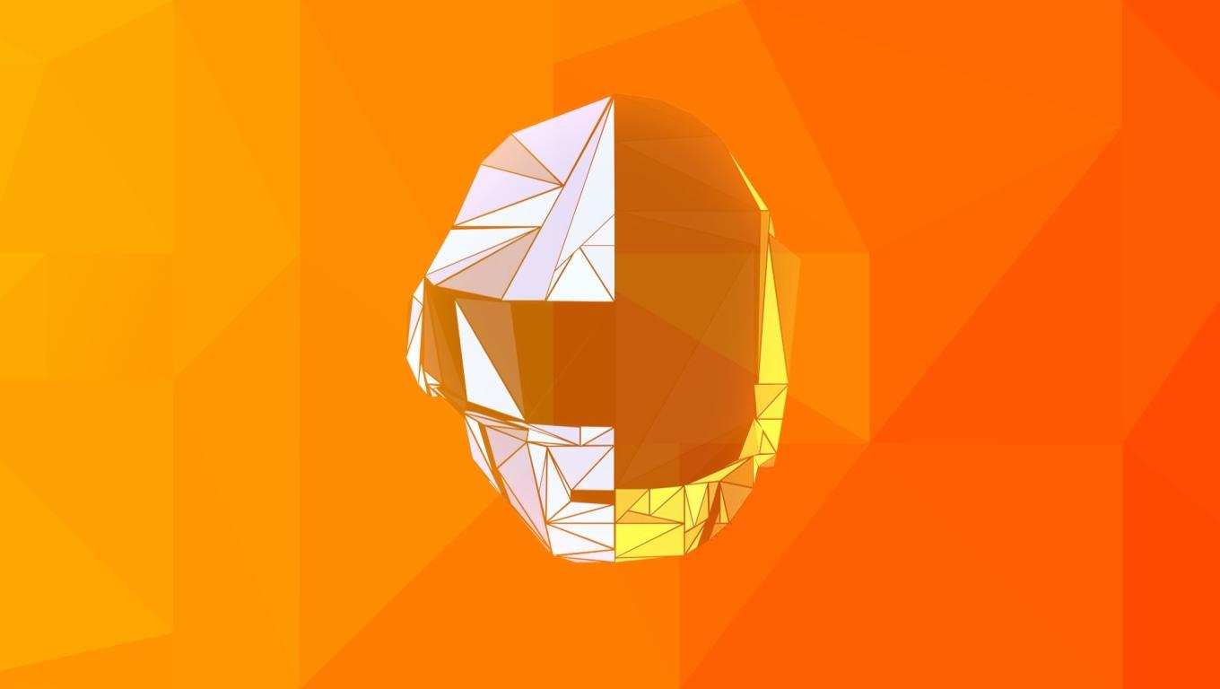 1360x768 Low Poly Daft Punk Desktop Laptop HD Wallpaper, HD Abstract 4K Wallpaper, Image, Photo and Background
