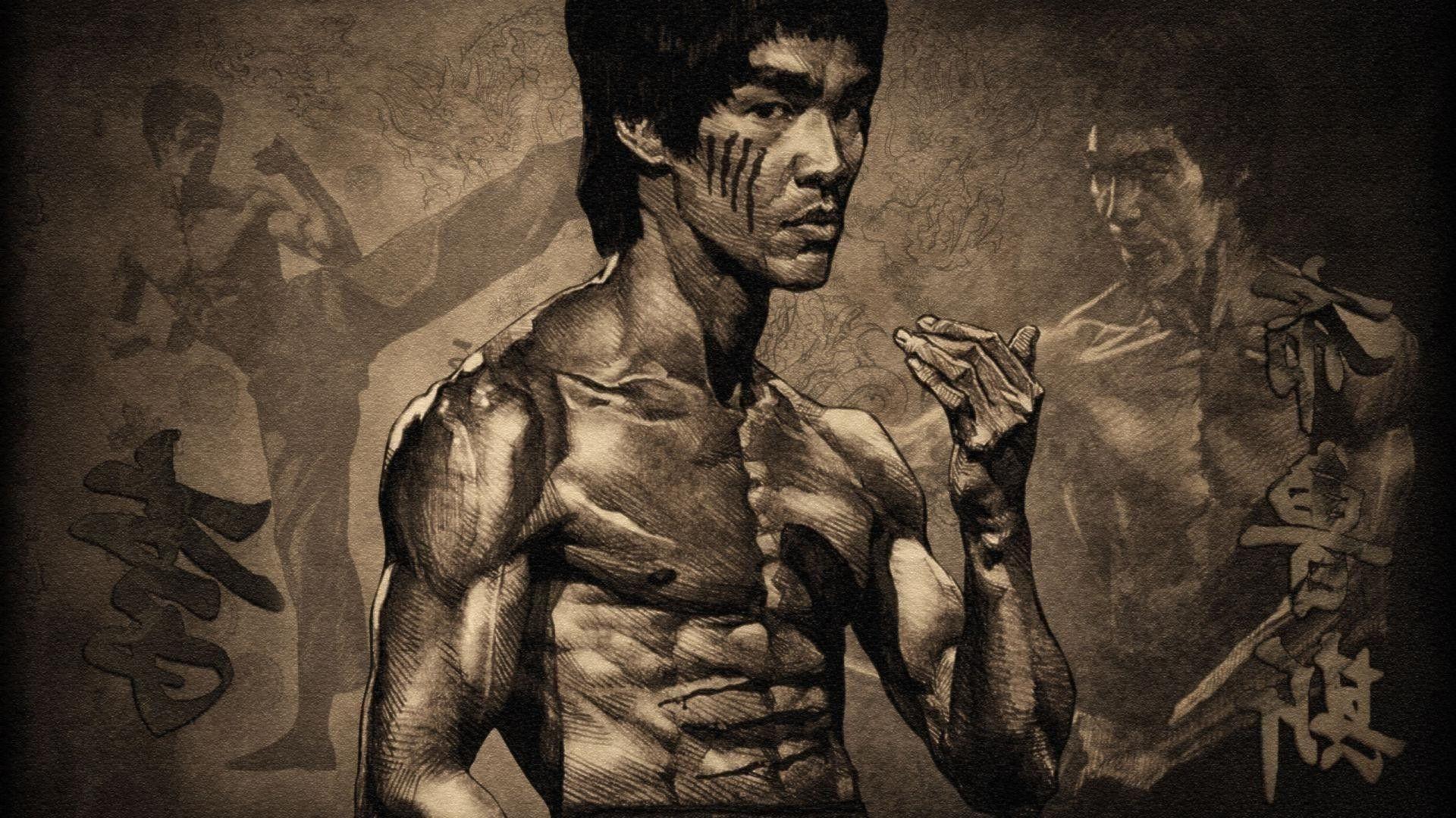 1920x1080 Android Home Screen Bruce Lee Wallpaper