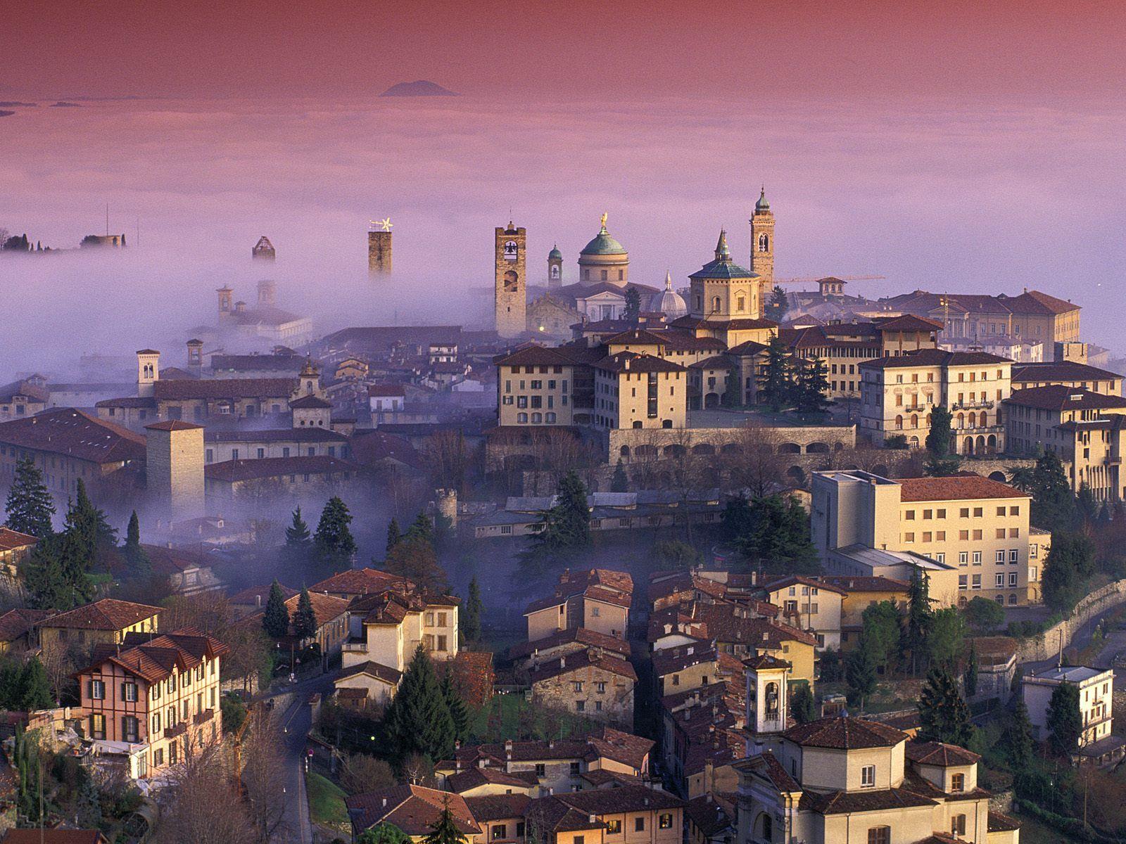 1600x1200 Italy Begamo Lombardy Landscape Wallpaper HD Wallpaper