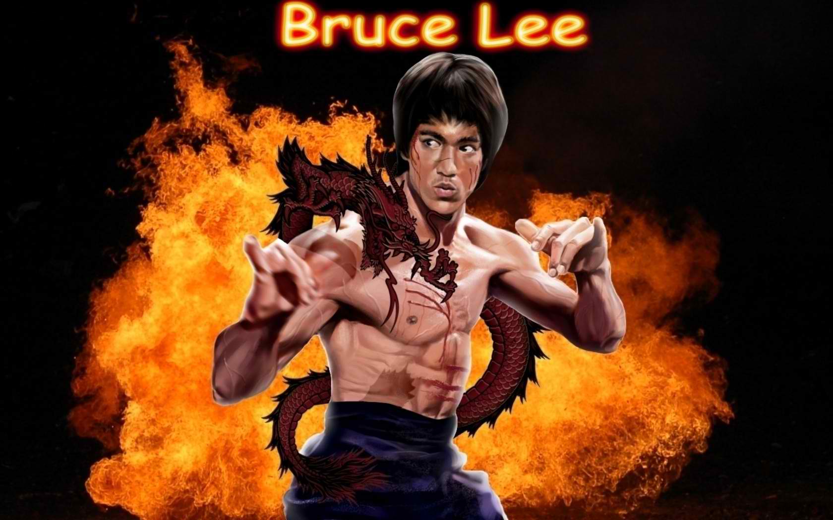 1680x1050 Bruce Lee Wallpaper