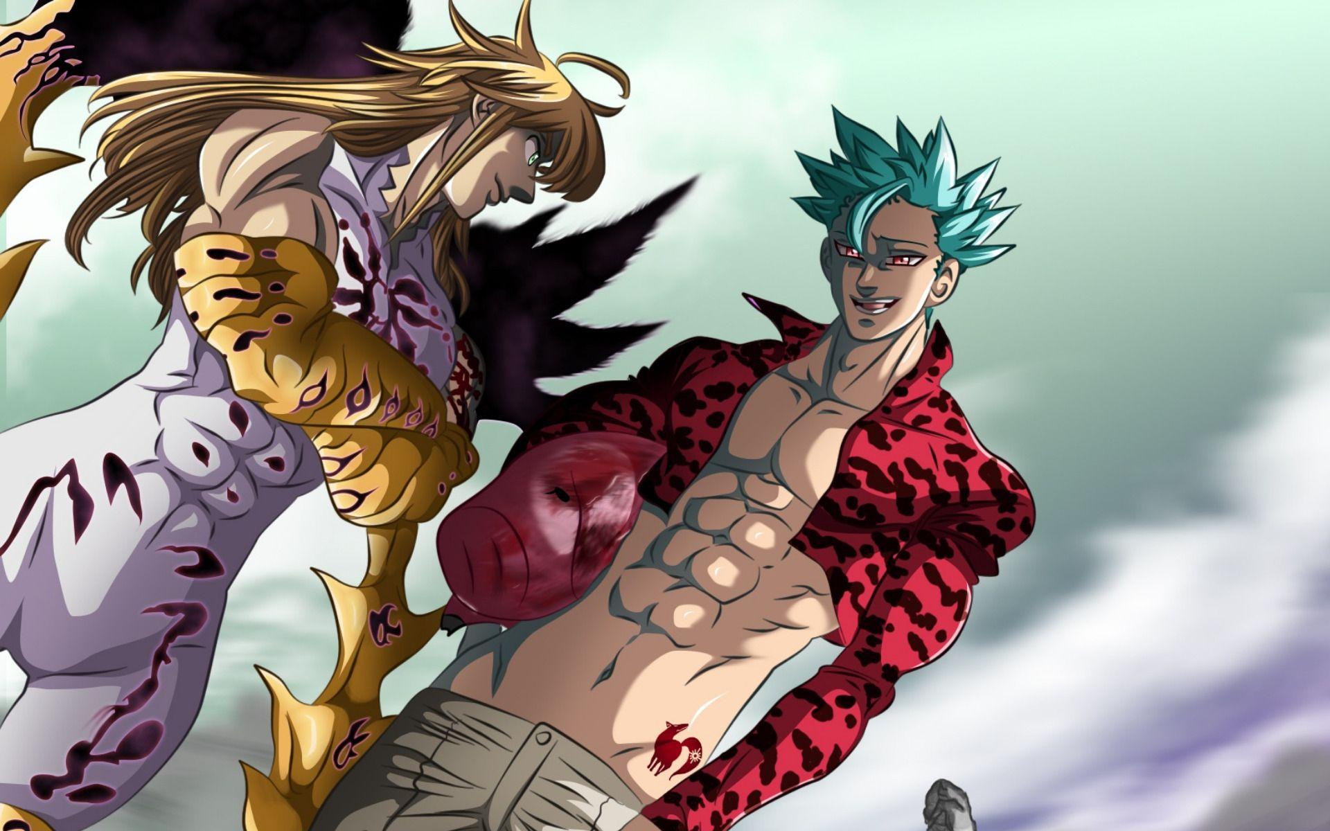1920x1200 Ichigo vs Demon King Meliodas and Ban