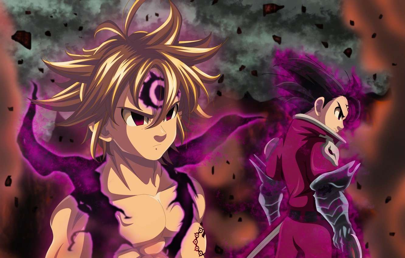 1332x850 Anime Wallpaper Meliodas Nanatsu No Taizai