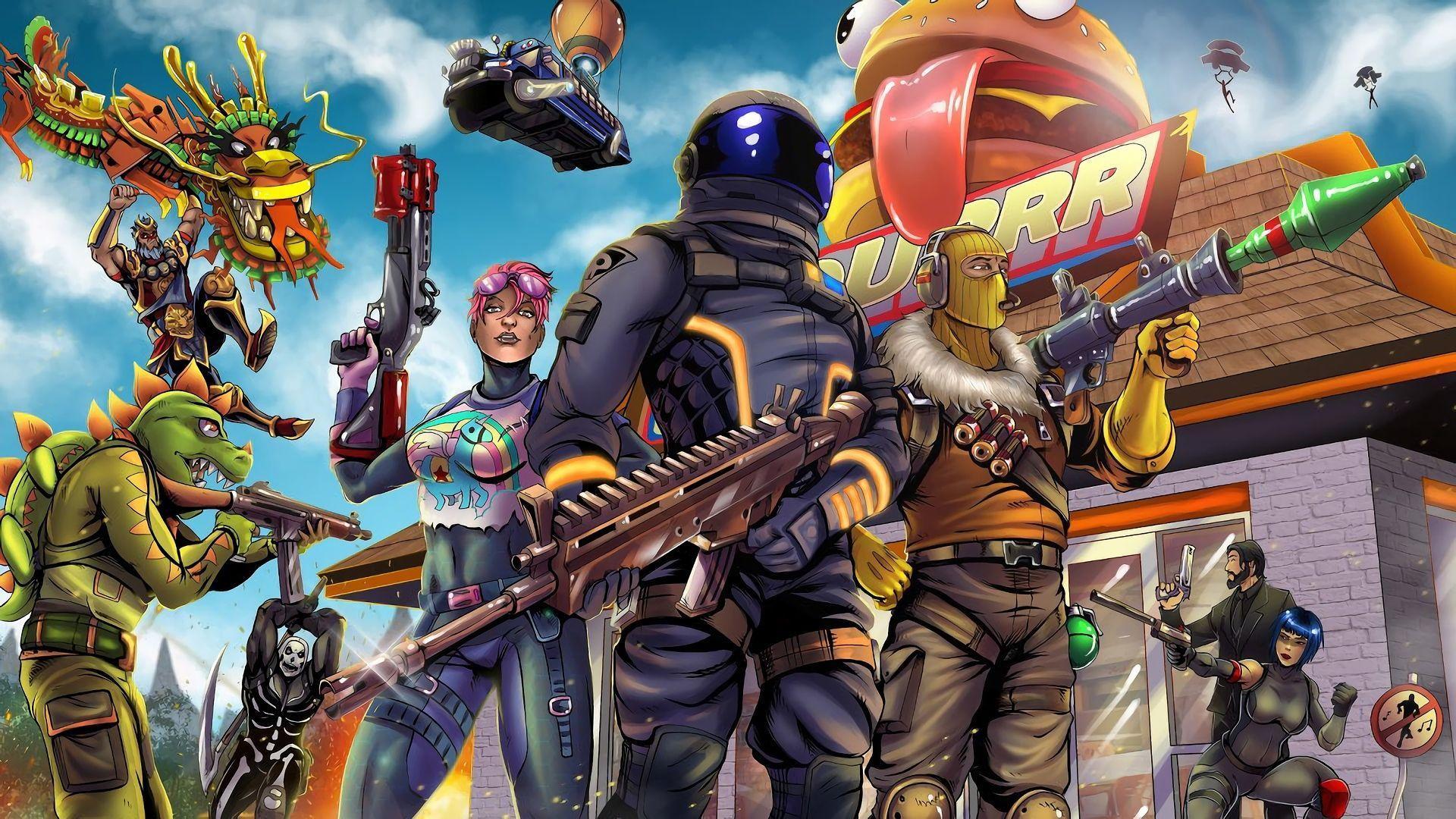 1920x1080 Raptor Fortnite Wallpaper