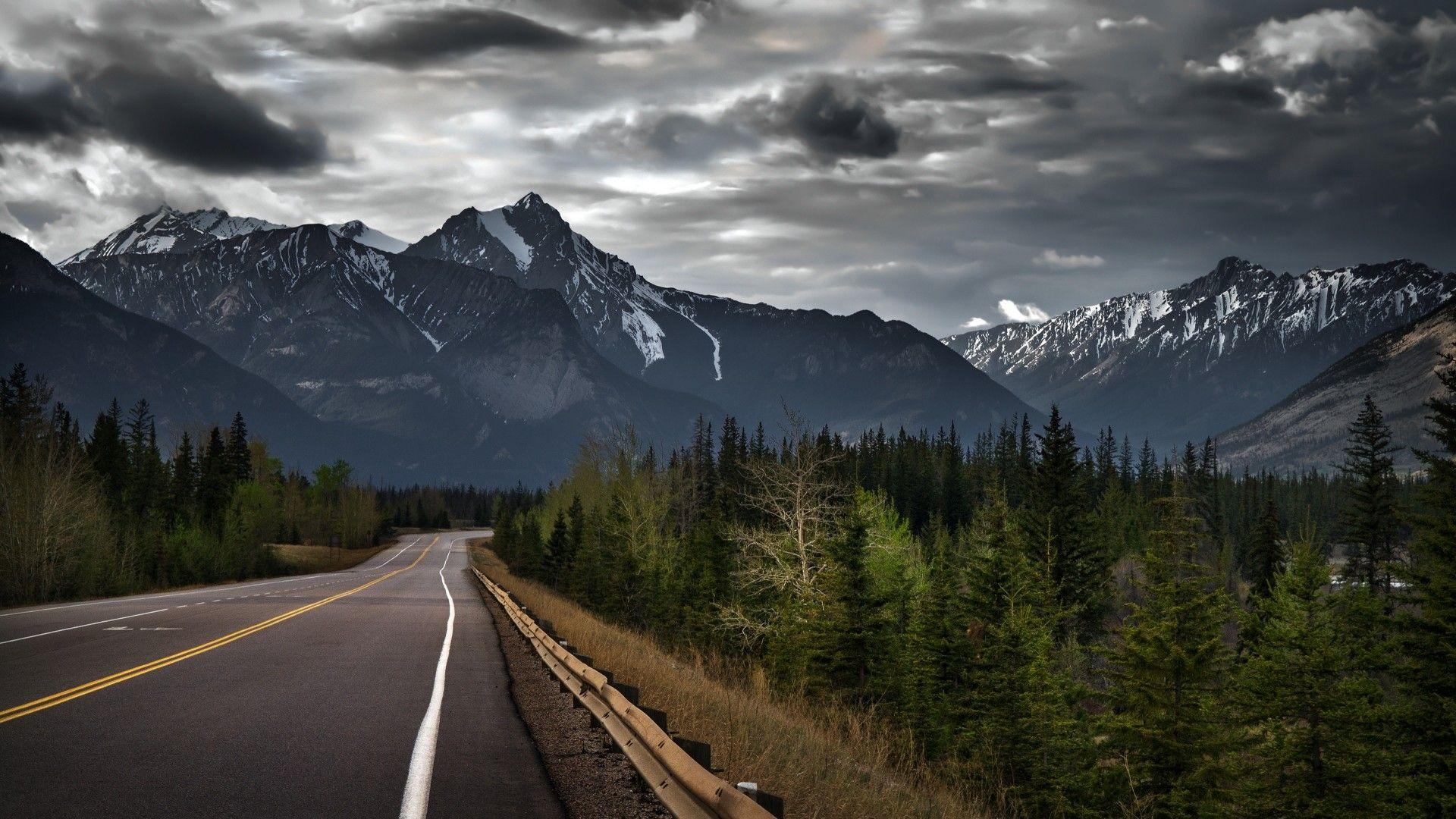 1920x1080 Canada Mountain Road Wallpaper 61832 Data Src Mountains Road HD Wallpaper