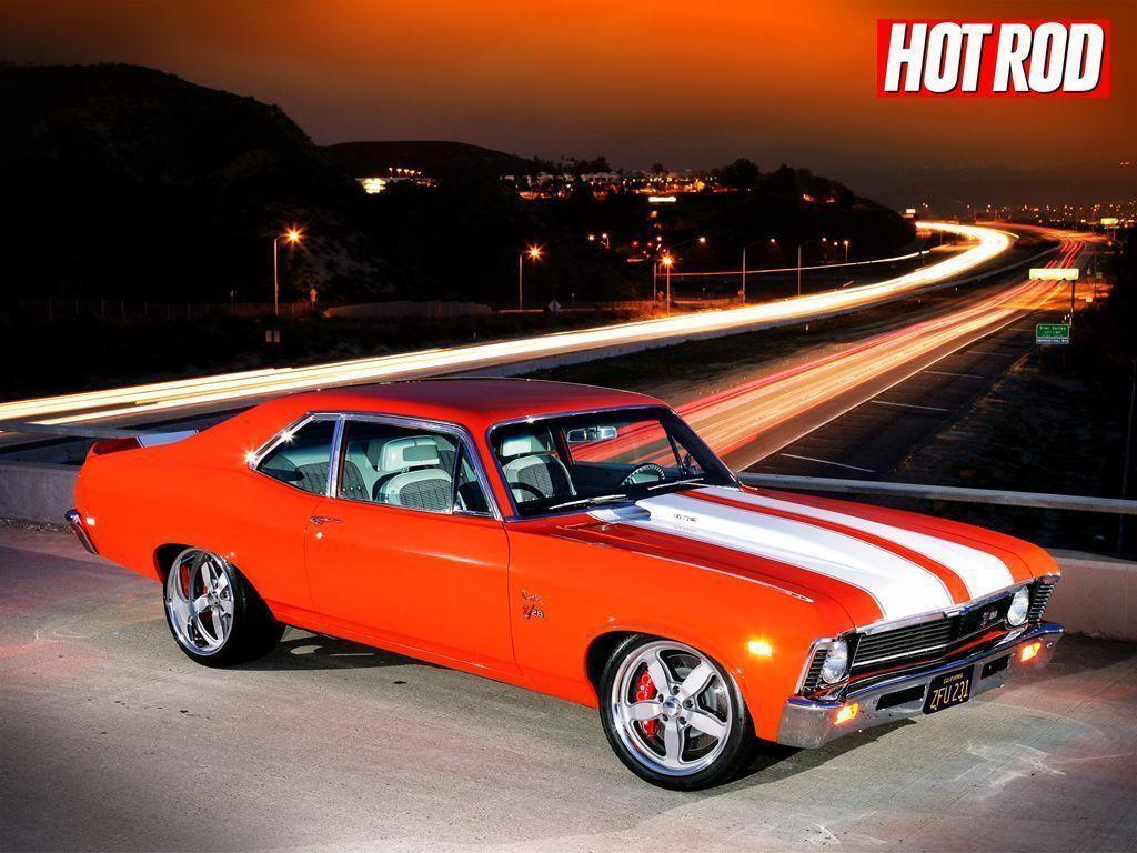 1024x768 American Muscle Car Wallpaper
