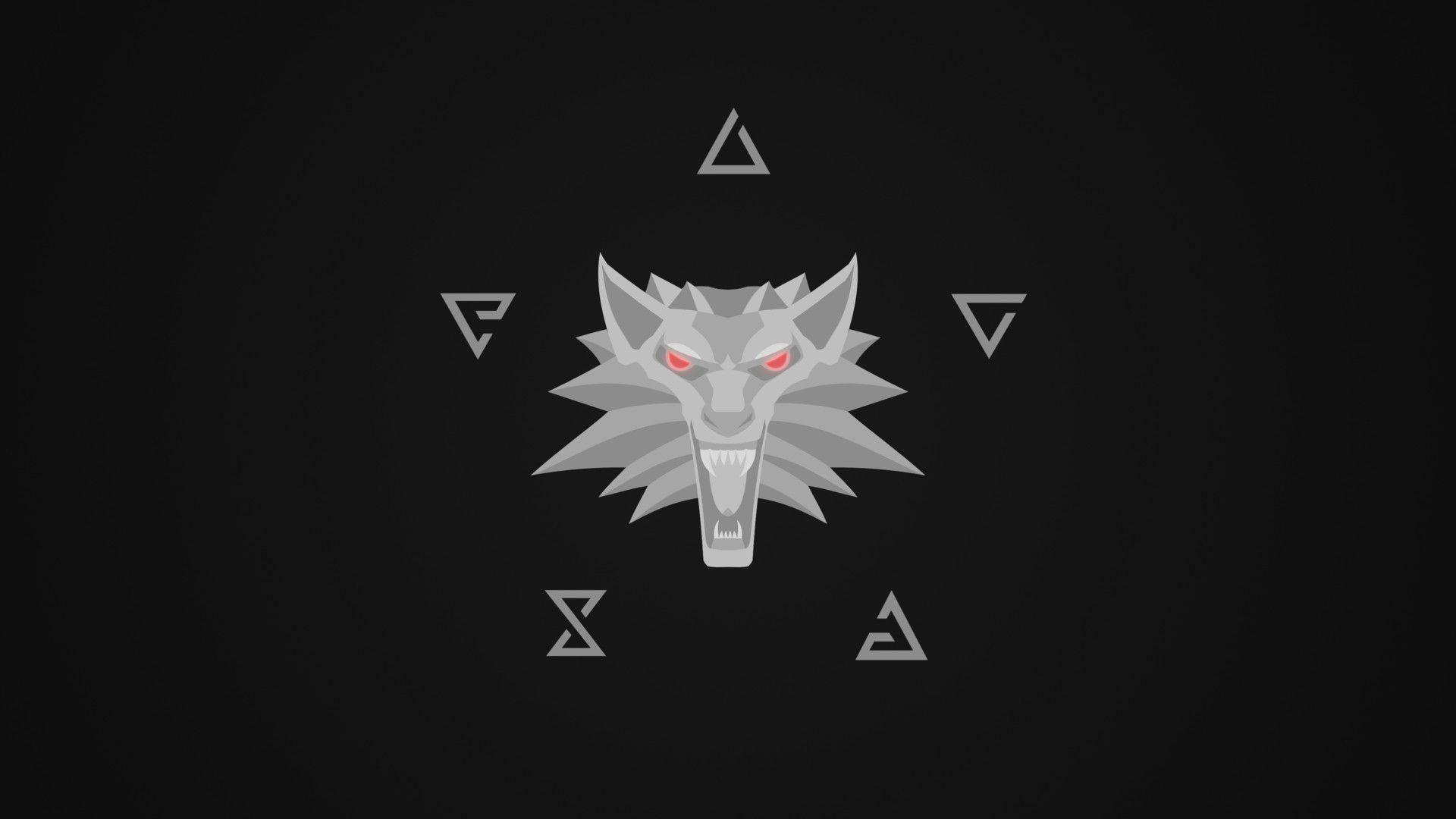 1920x1080 The Witcher Logo Wallpaper