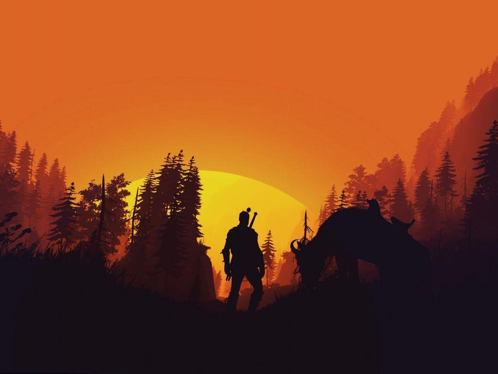 1024x768 Witcher 4K wallpaper for your desktop or mobile screen free and easy to download