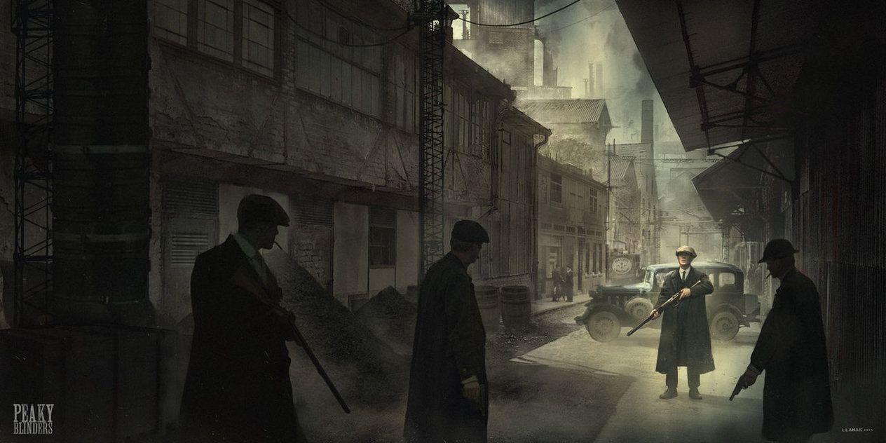 1264x632 Peaky Blinders Art Wallpaper