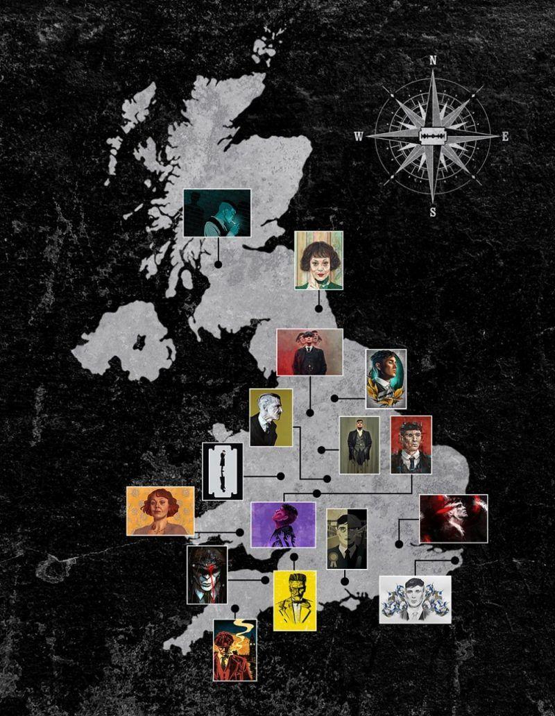 800x1032 The Peaky Blinders fan art that's been turned into a national poster campaign. I Am Birmingham