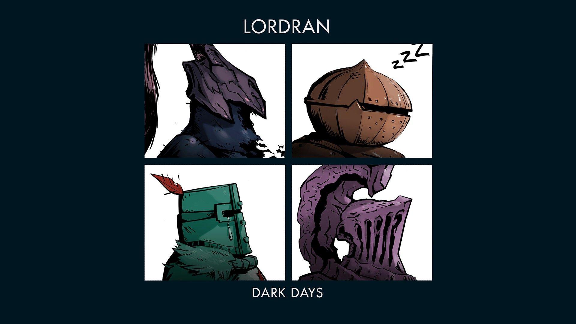 1920x1080 Dark Souls, Gorillaz, Parody, Solaire, Artorias the Abysswalker Wallpaper HD / Desktop and Mobile Background